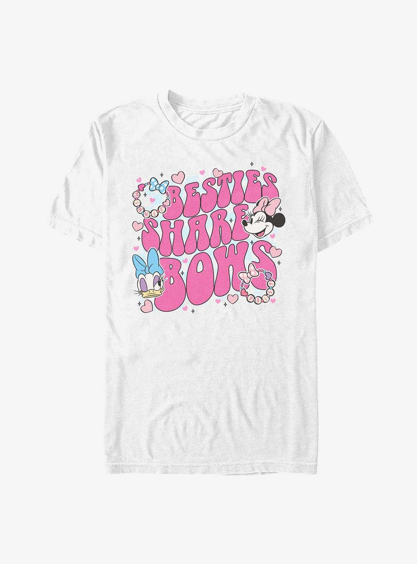 Disney Minnie Mouse & Daisy Duck Besties Share Bows T-Shirt, , hi-res