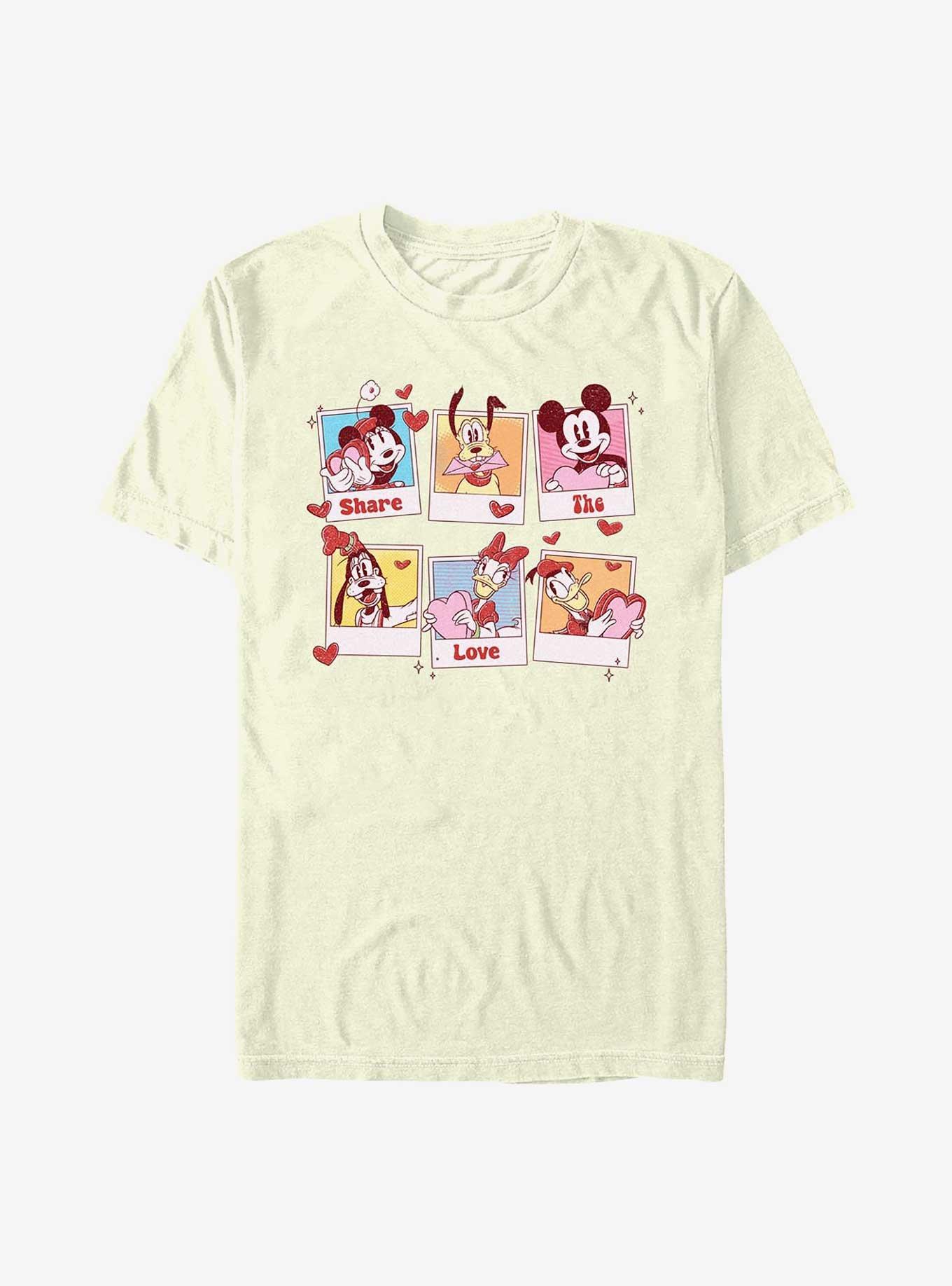 Disney Mickey Mouse Share The Love Polaroids T-Shirt, , hi-res