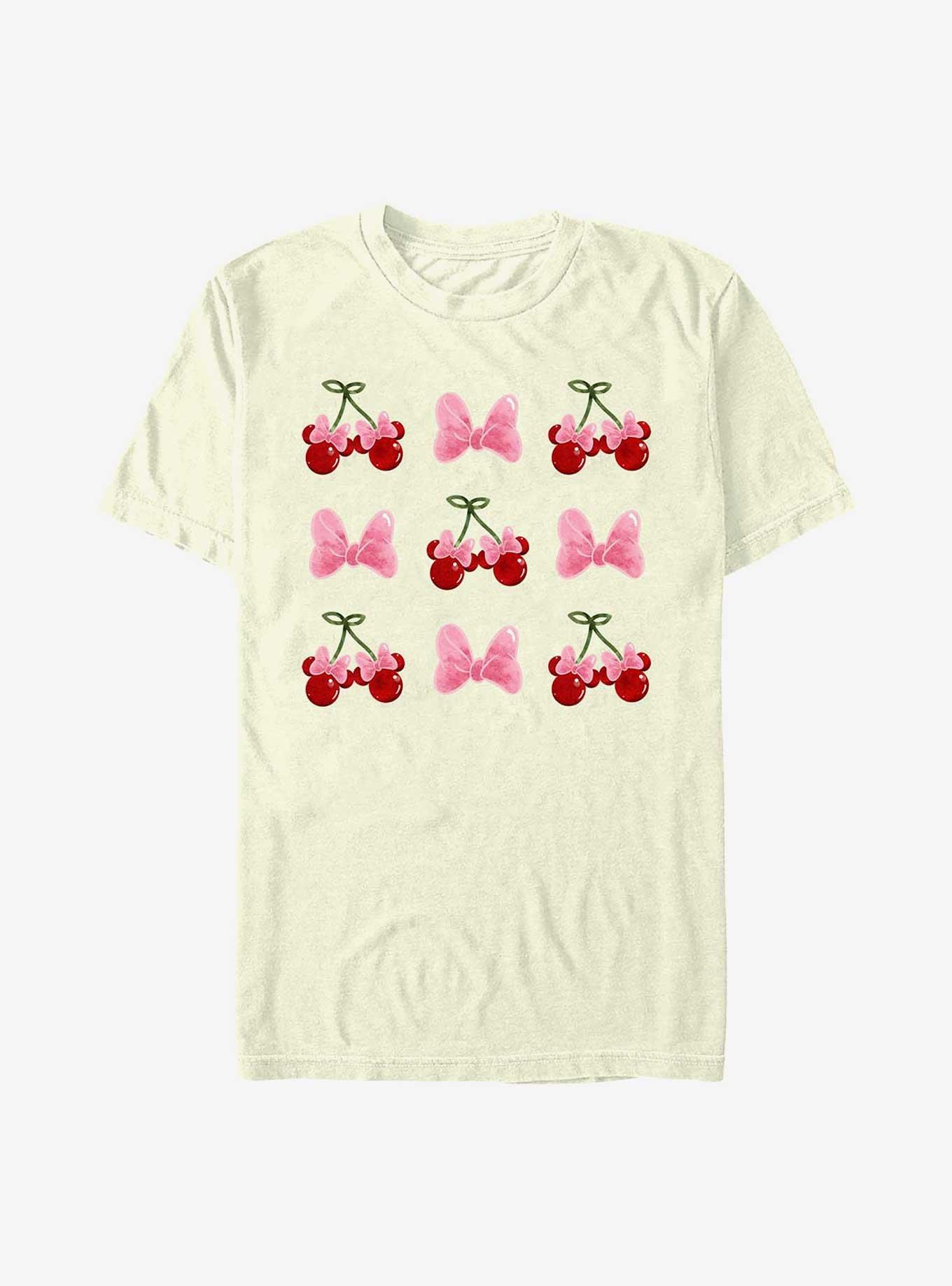 Disney Minnie Mouse Minnie Cherries And Bows T-Shirt, , hi-res