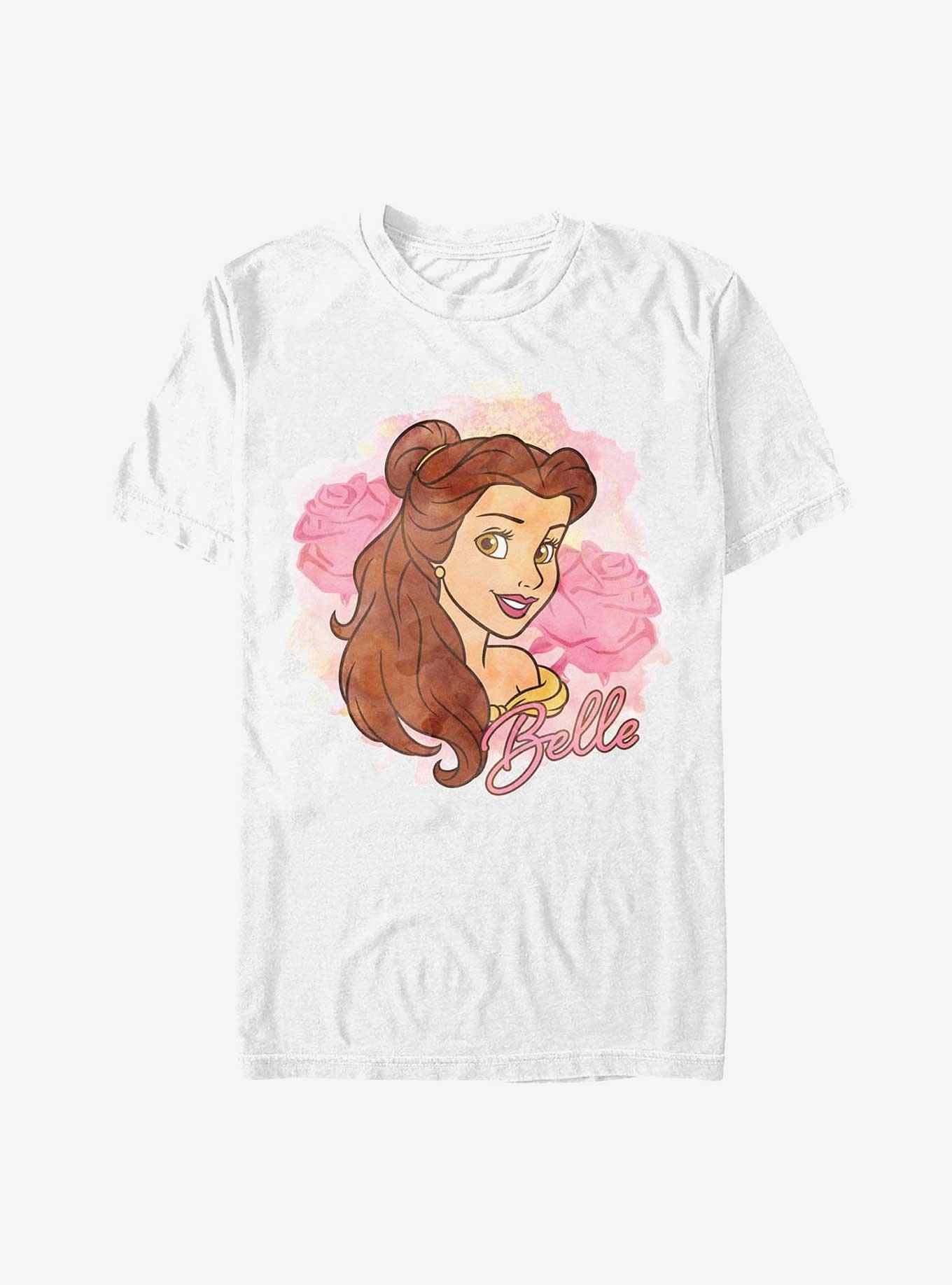 Disney Princesses Watercolor Belle T-Shirt, , hi-res