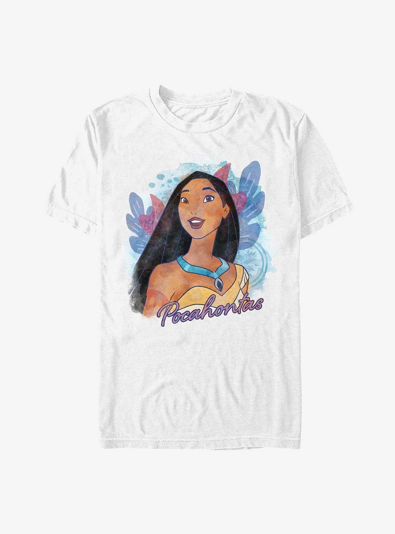 Disney Princesses Watercolor Pocahontas T-Shirt, , hi-res