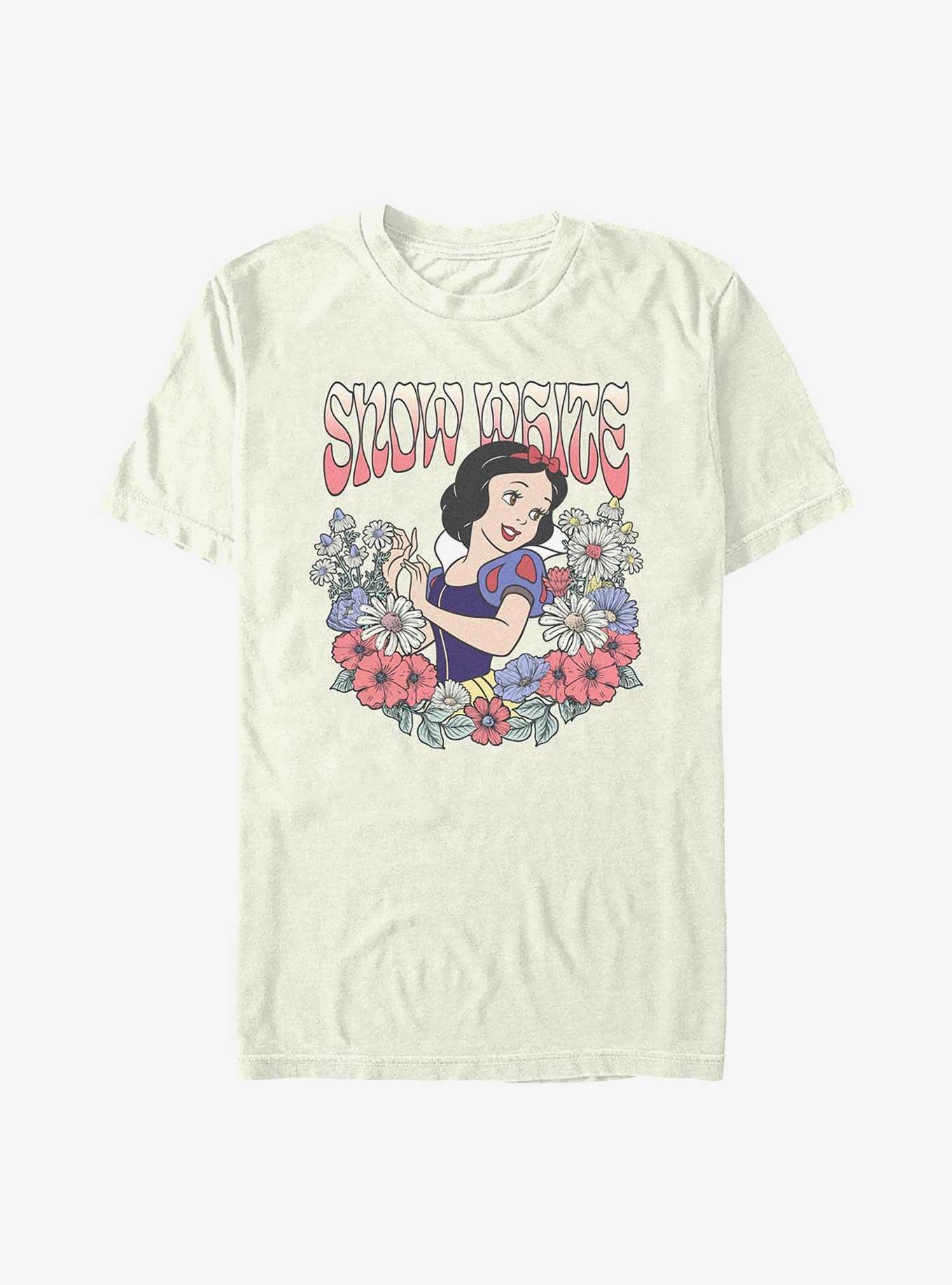 Disney Princesses Snow White Floral Wreath T-Shirt, , hi-res
