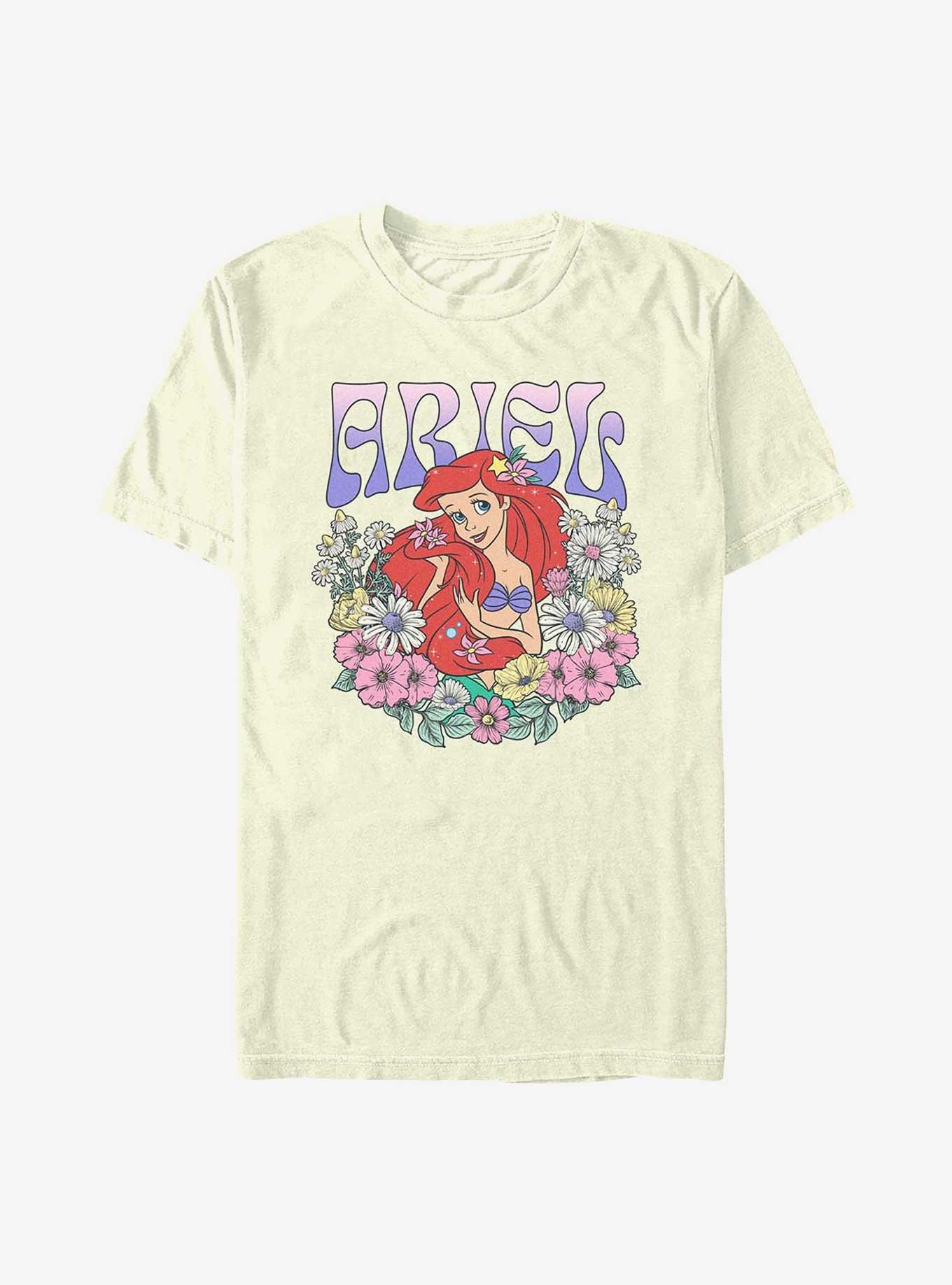 Disney Princesses Ariel Floral Wreath T-Shirt