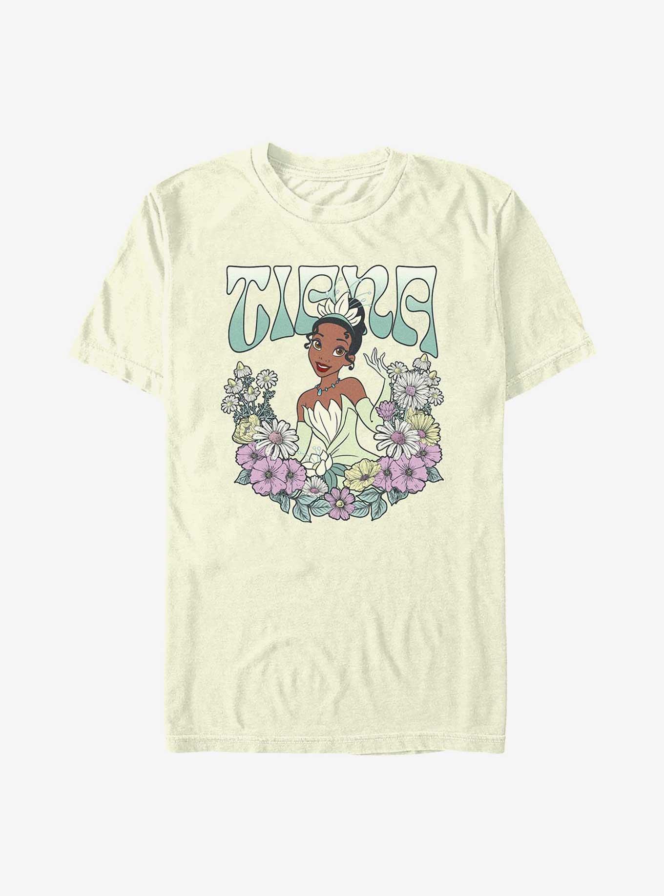 Disney Princesses Tiana Floral Wreath T-Shirt