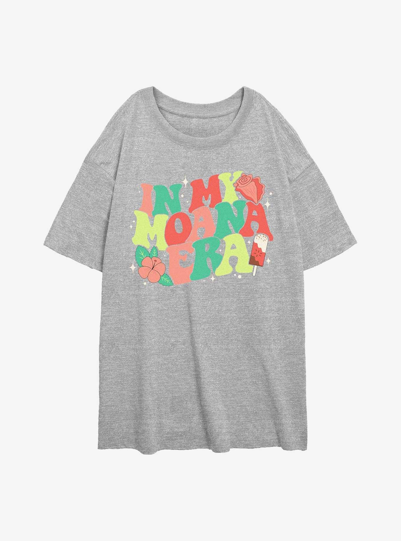 Disney Princesses In My Moana Era Girls Oversized T-Shirt, , hi-res