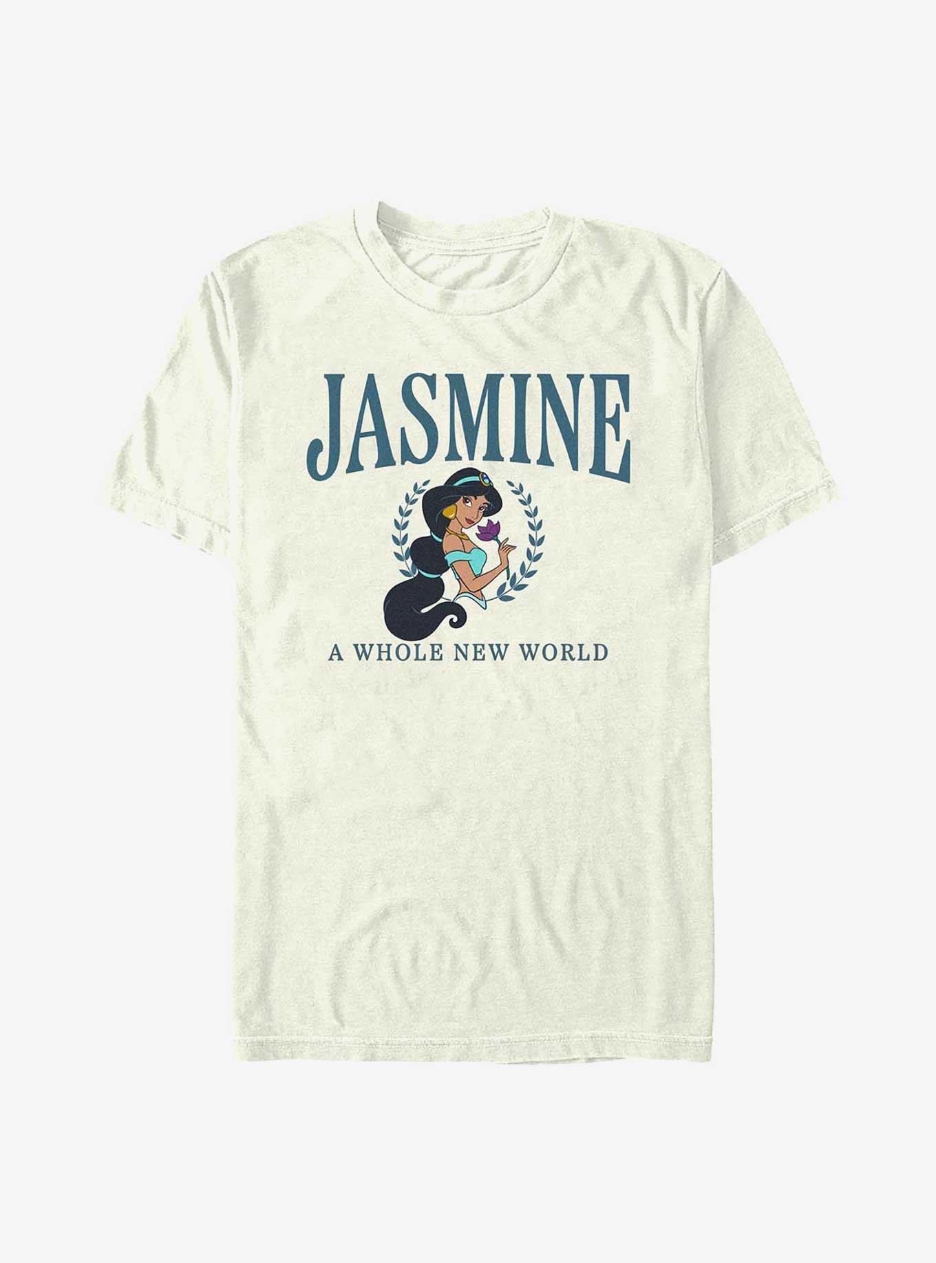 Disney Princesses Jasmine Collegiate T-Shirt, NATURAL, hi-res