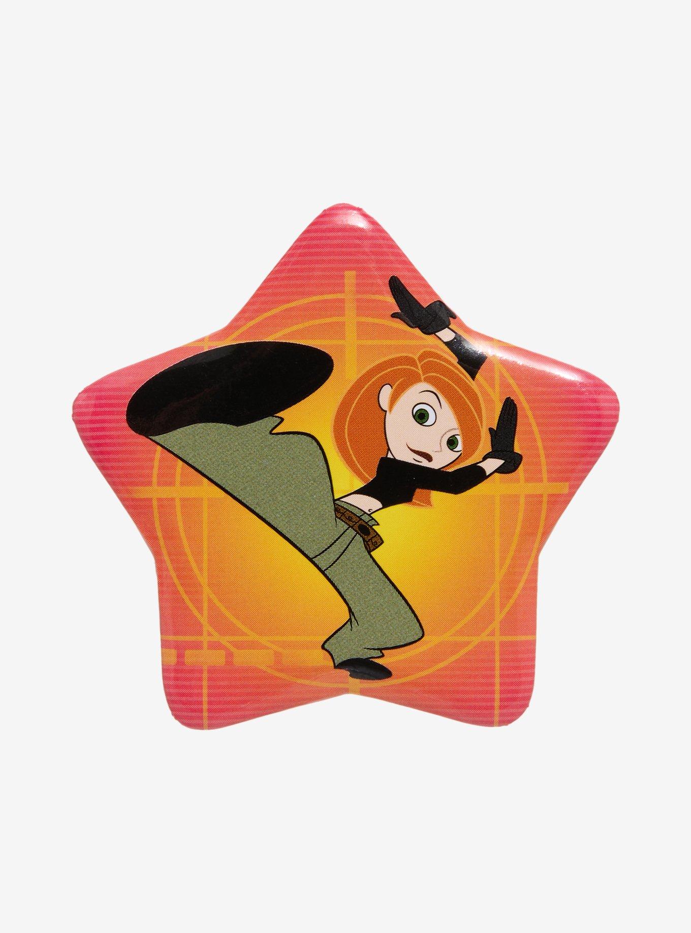Disney Kim Possible Portrait Star Button Pin, , hi-res