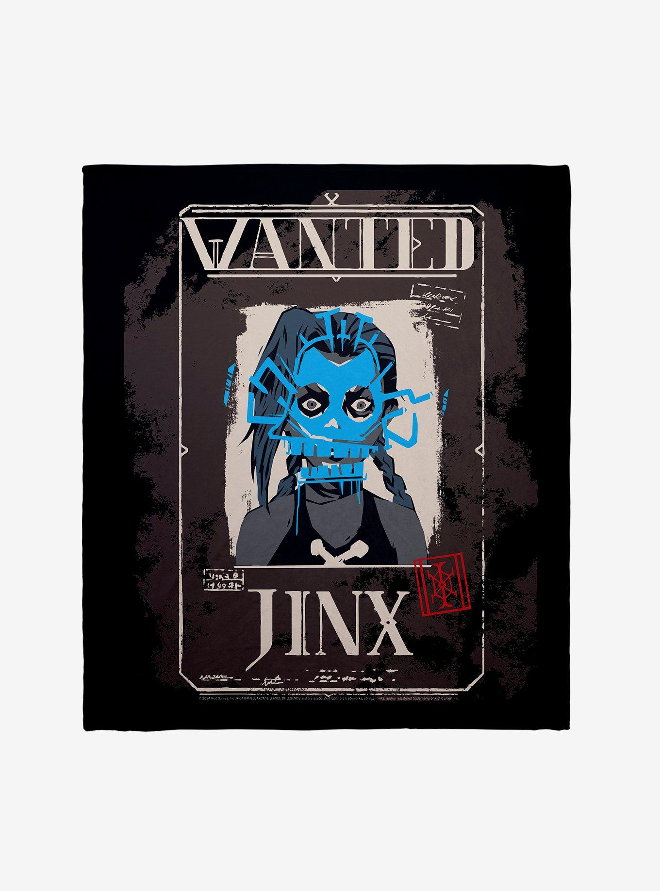 Jinx Wanted Throw Blanket, , hi-res