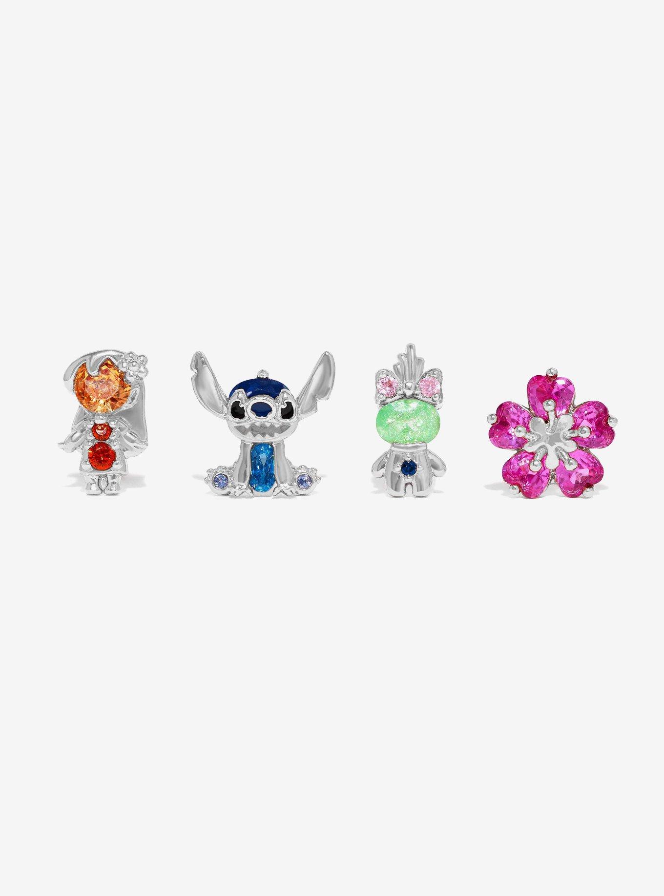 Disney X Girls Crew Lilo & Stitch Character Mismatch Stud Set, , hi-res
