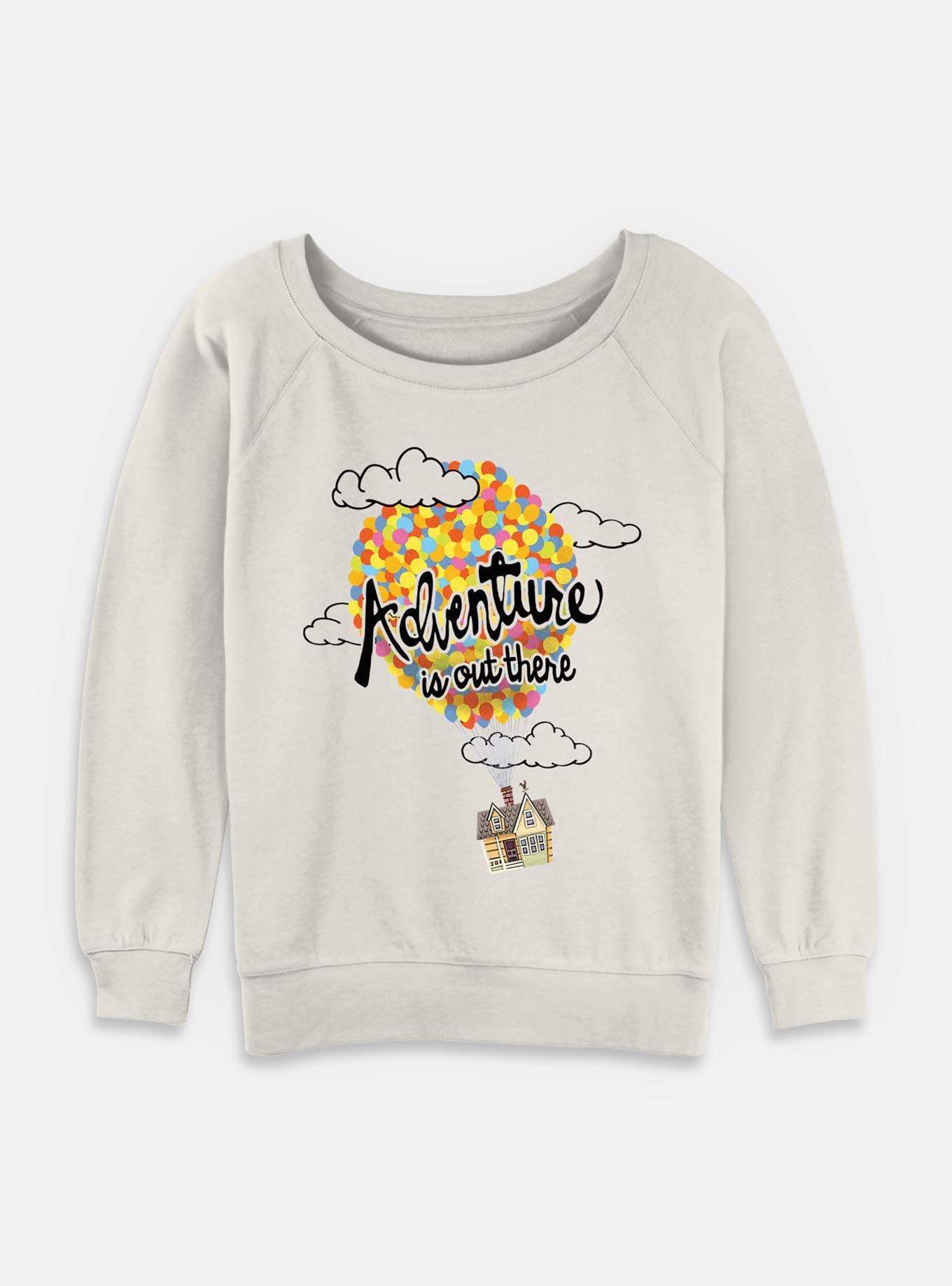 Disney Pixar Up Adventure Womens Slouchy Sweatshirt, , hi-res