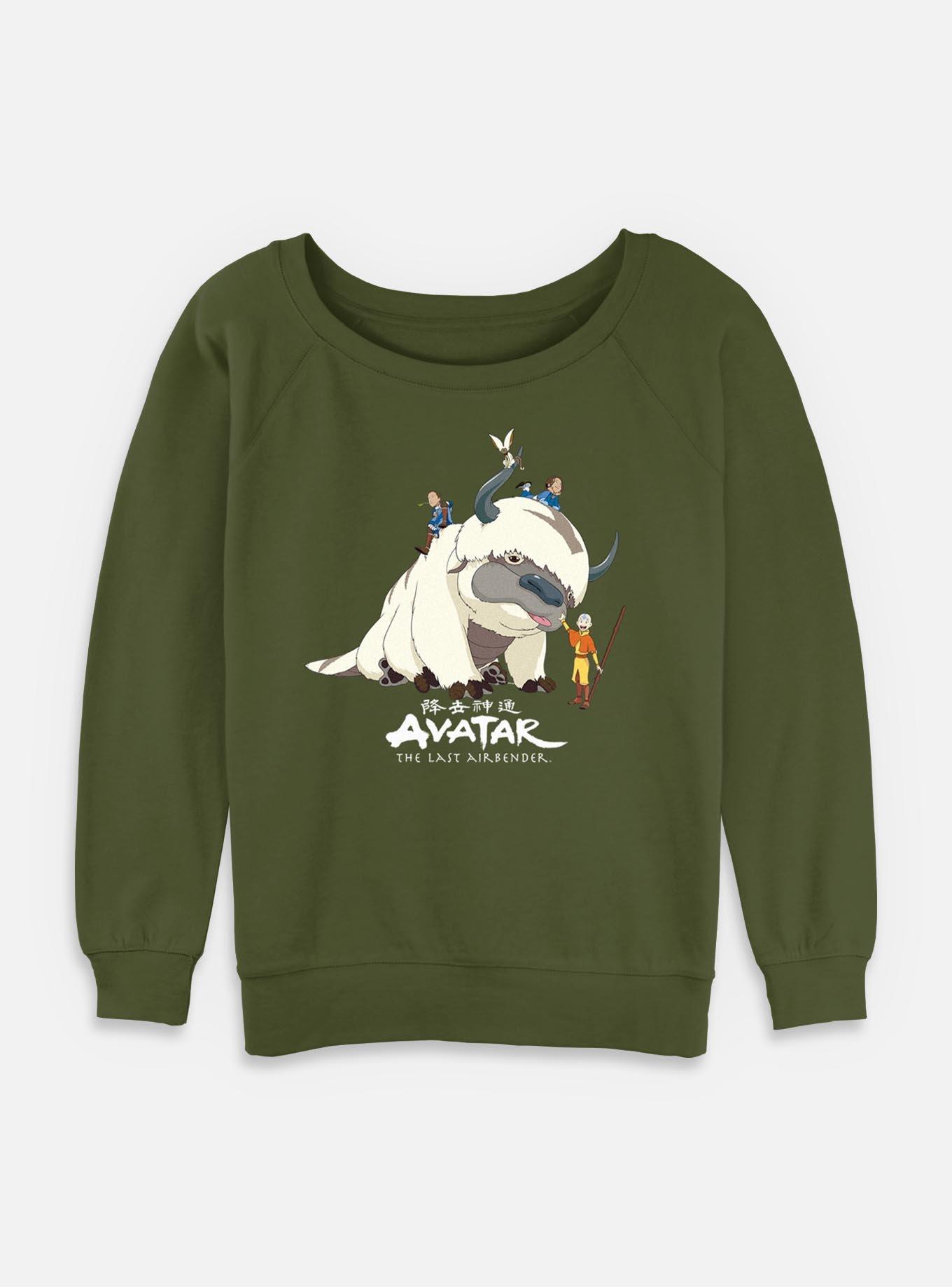 Avatar: The Last Airbender Avatar Gang Womens Slouchy Sweatshirt, , hi-res