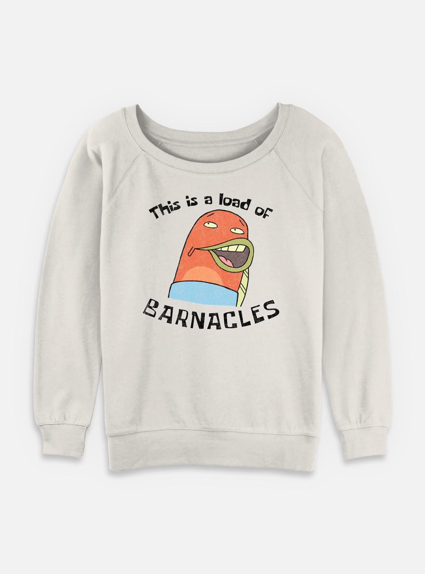 Spongebob Squarepants Barnacles Womens Slouchy Sweatshirt, , hi-res