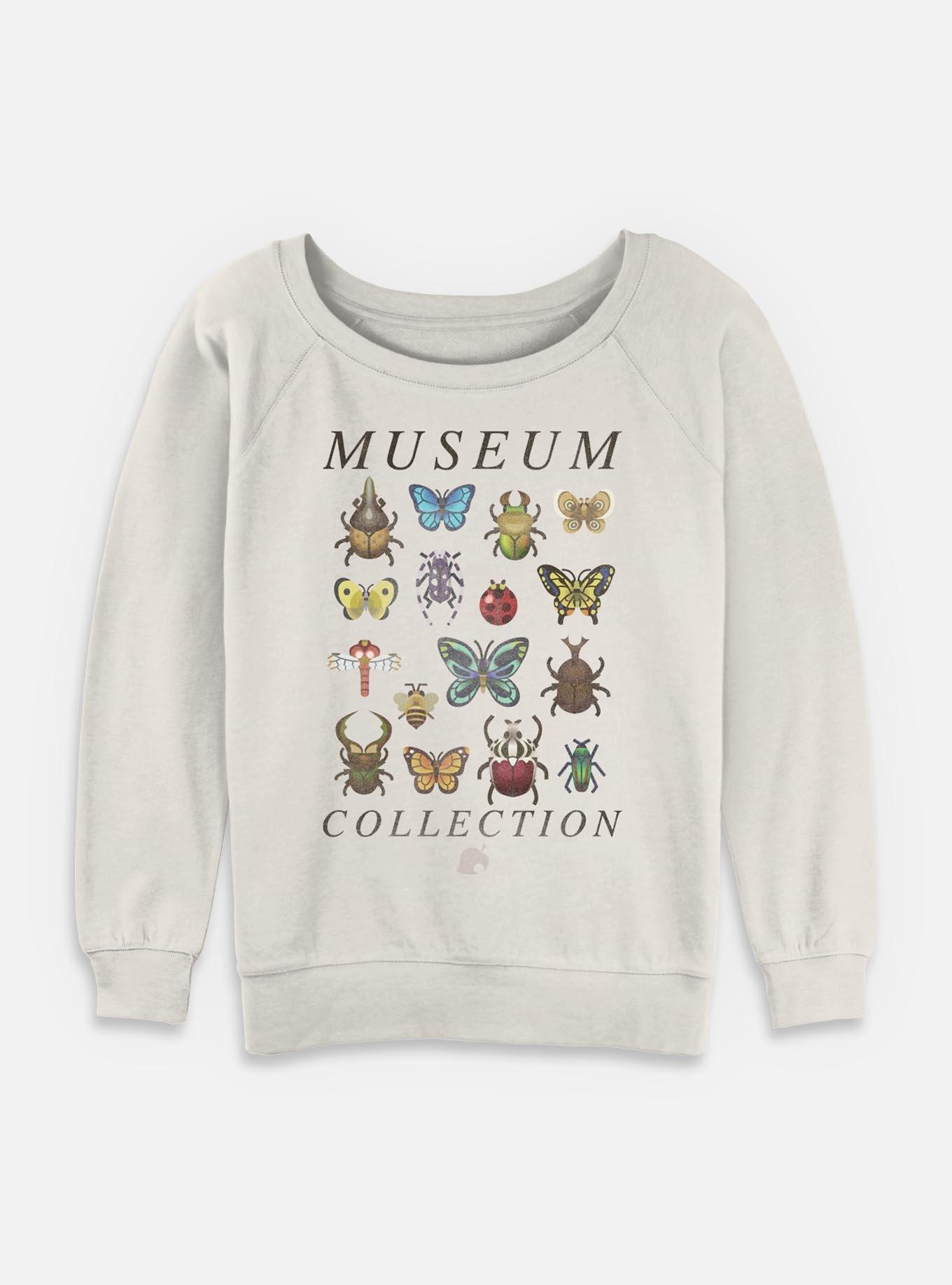 Nintendo Animal Crossing Bug Collection Womens Slouchy Sweatshirt