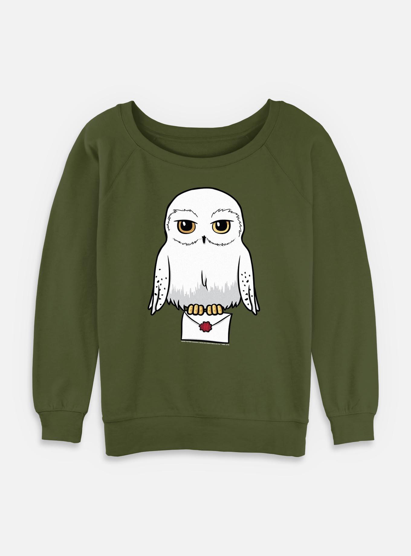 Harry Potter Anime Hedwig Mail Womens Slouchy Sweatshirt, , hi-res