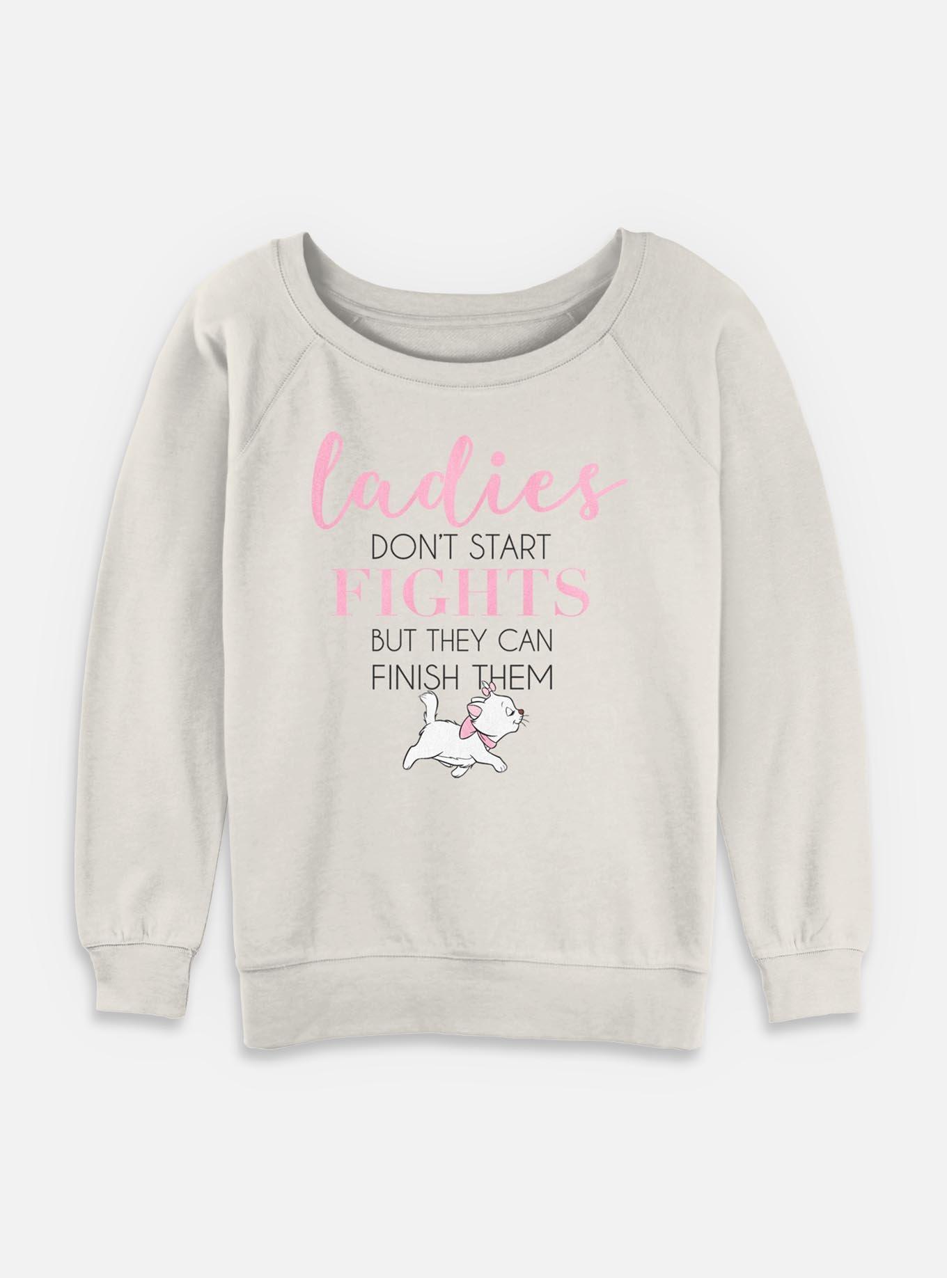 Disney The Aristocats Ladies Stack Two Womens Slouchy Sweatshirt, , hi-res