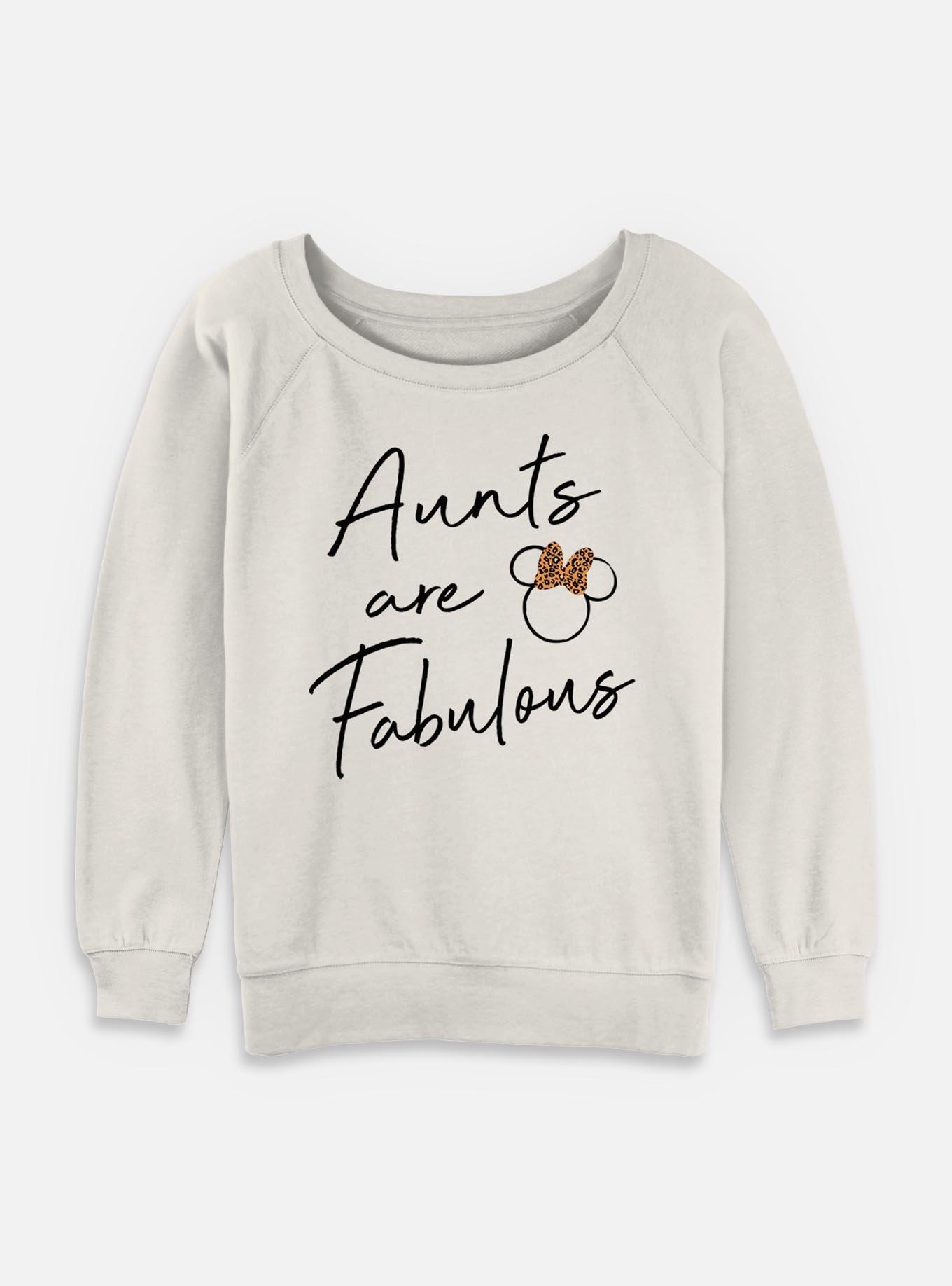 Disney Minnie Mouse Fab Aunt Womens Slouchy Sweatshirt, , hi-res