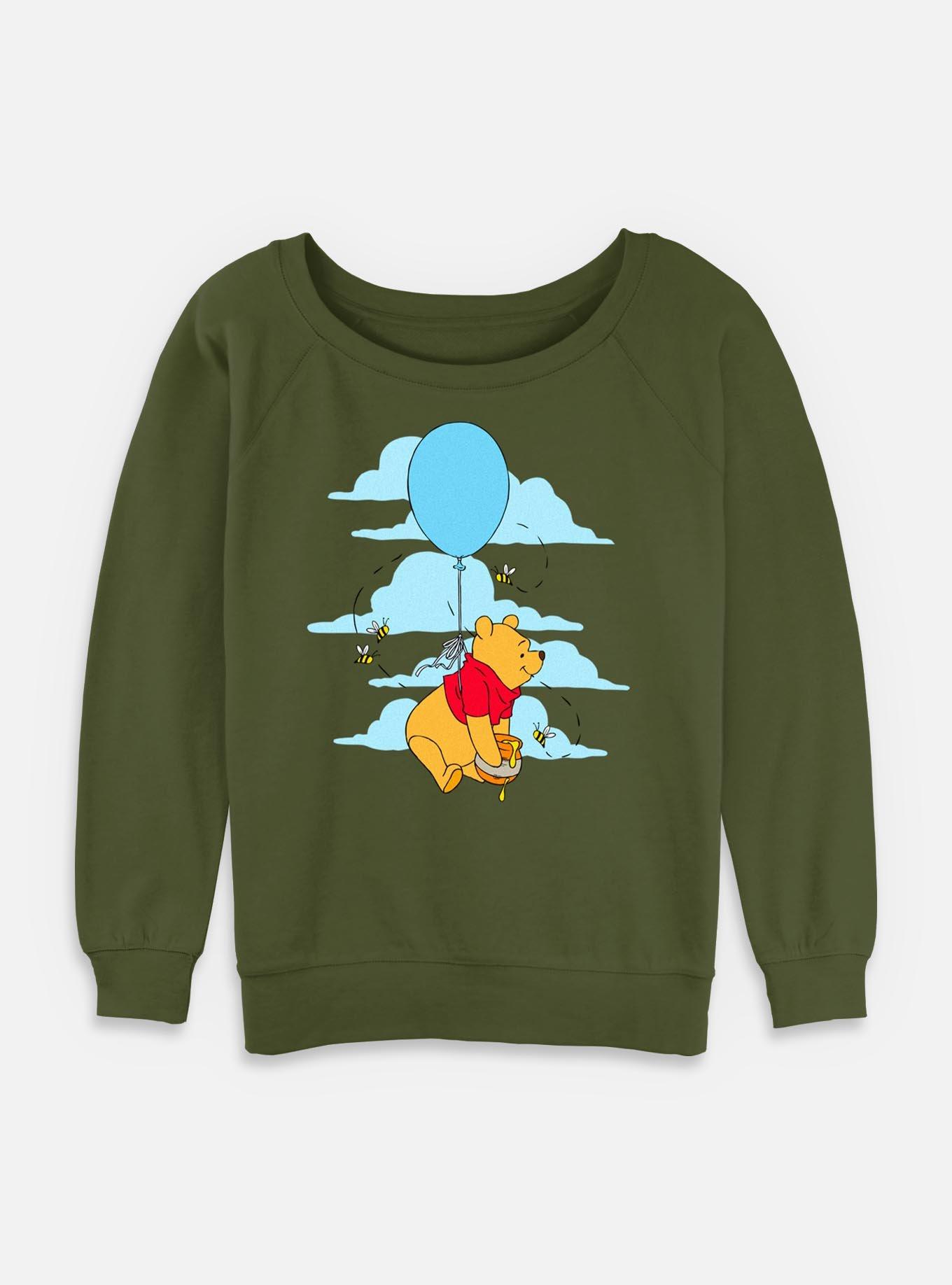 Disney Winnie The Pooh Winnie Balloon Womens Slouchy Sweatshirt, , hi-res