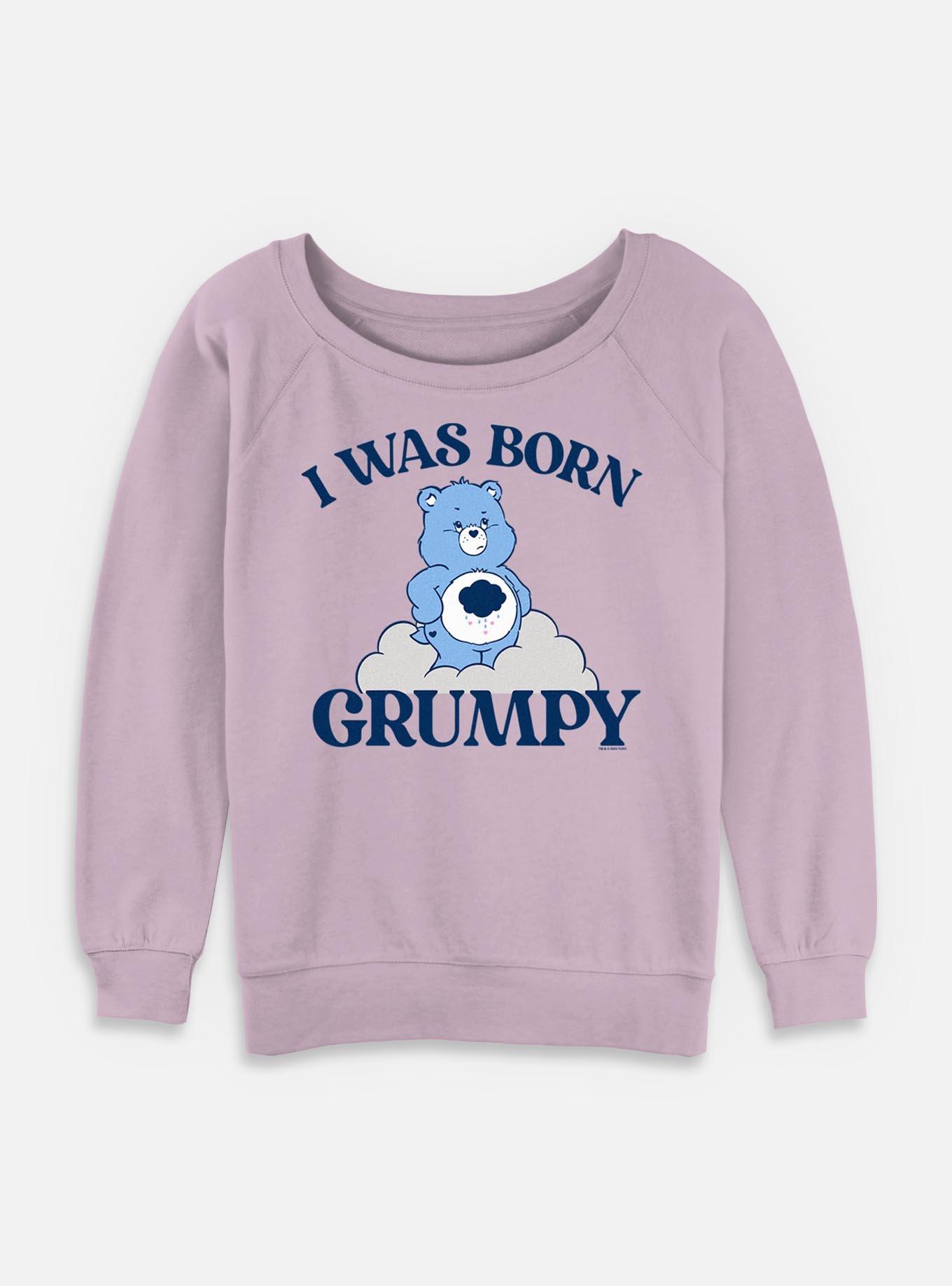 Care Bears Born Grumpy  Womens Slouchy Sweatshirt, , hi-res