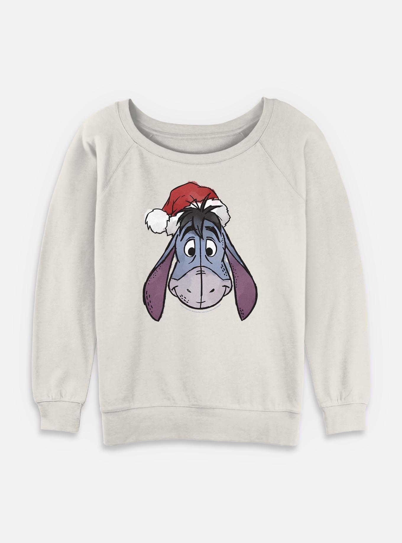 Disney Winnie The Pooh Santeeyore Womens Slouchy Sweatshirt, , hi-res