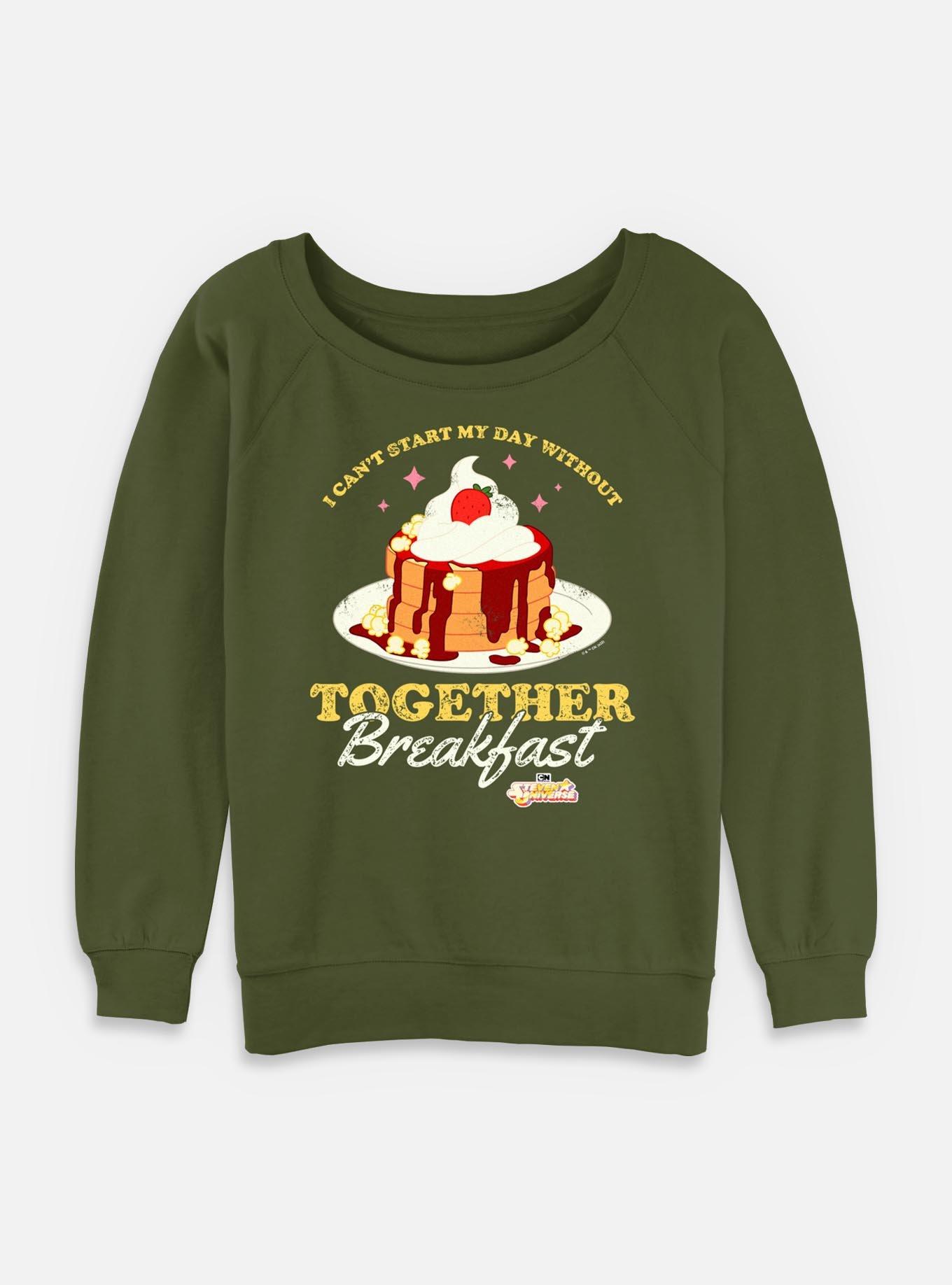 Steven Universe Together Breakfast Womens Slouchy Sweatshirt, , hi-res