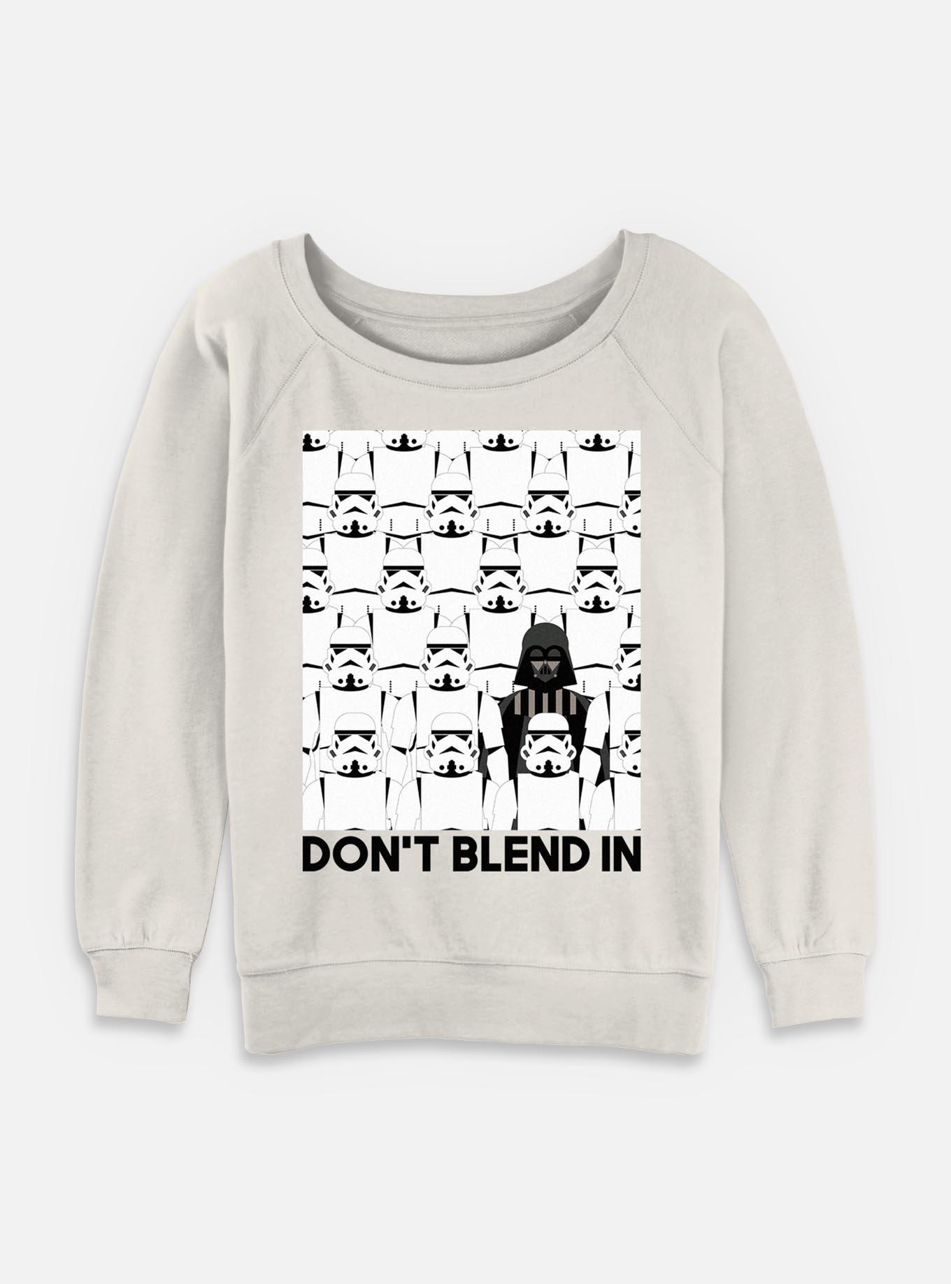 Star Wars SW Blend In Womens Slouchy Sweatshirt, EGRET, hi-res