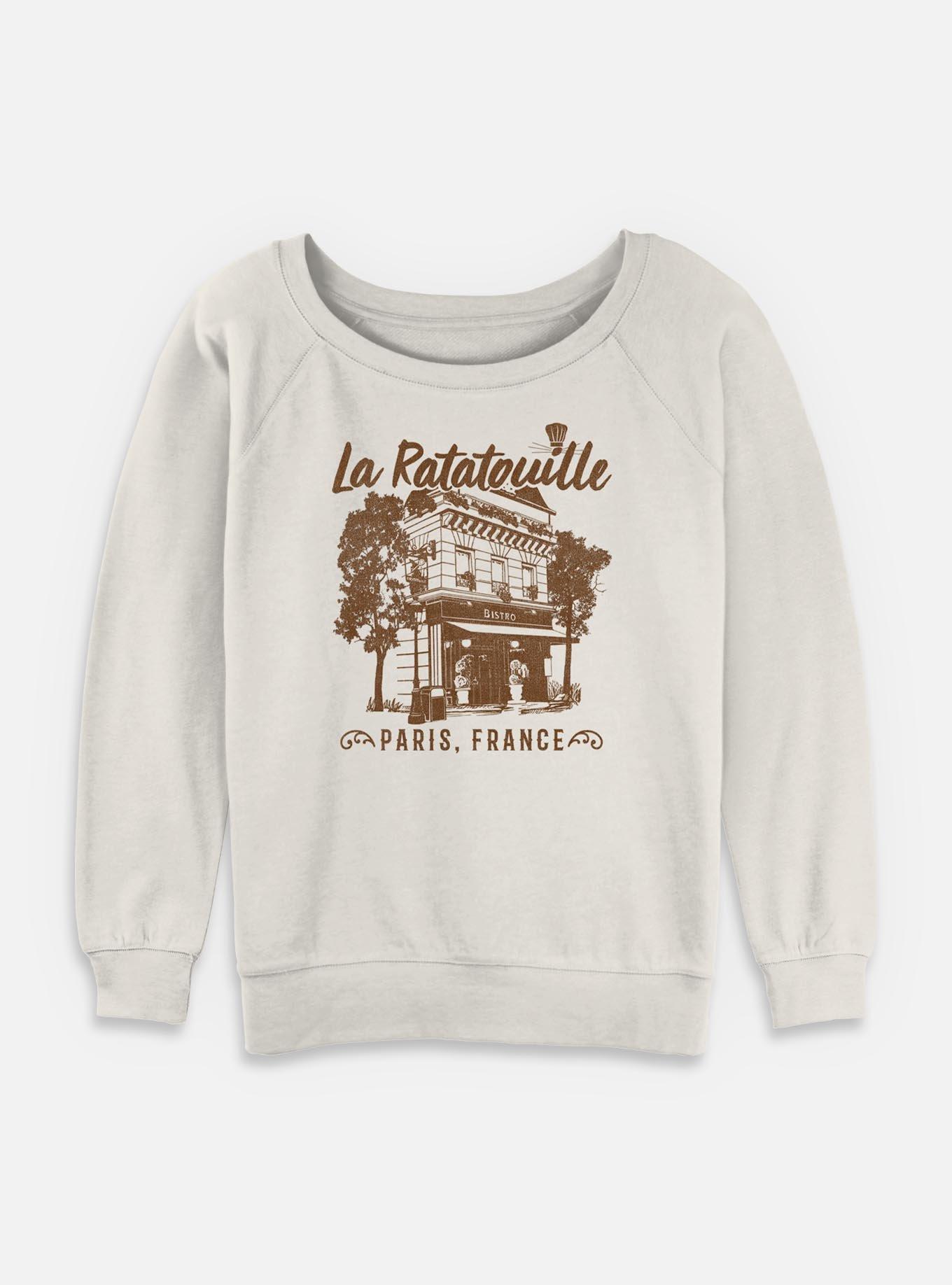 Disney Pixar Ratatouille Cafe Dest Womens Slouchy Sweatshirt, , hi-res