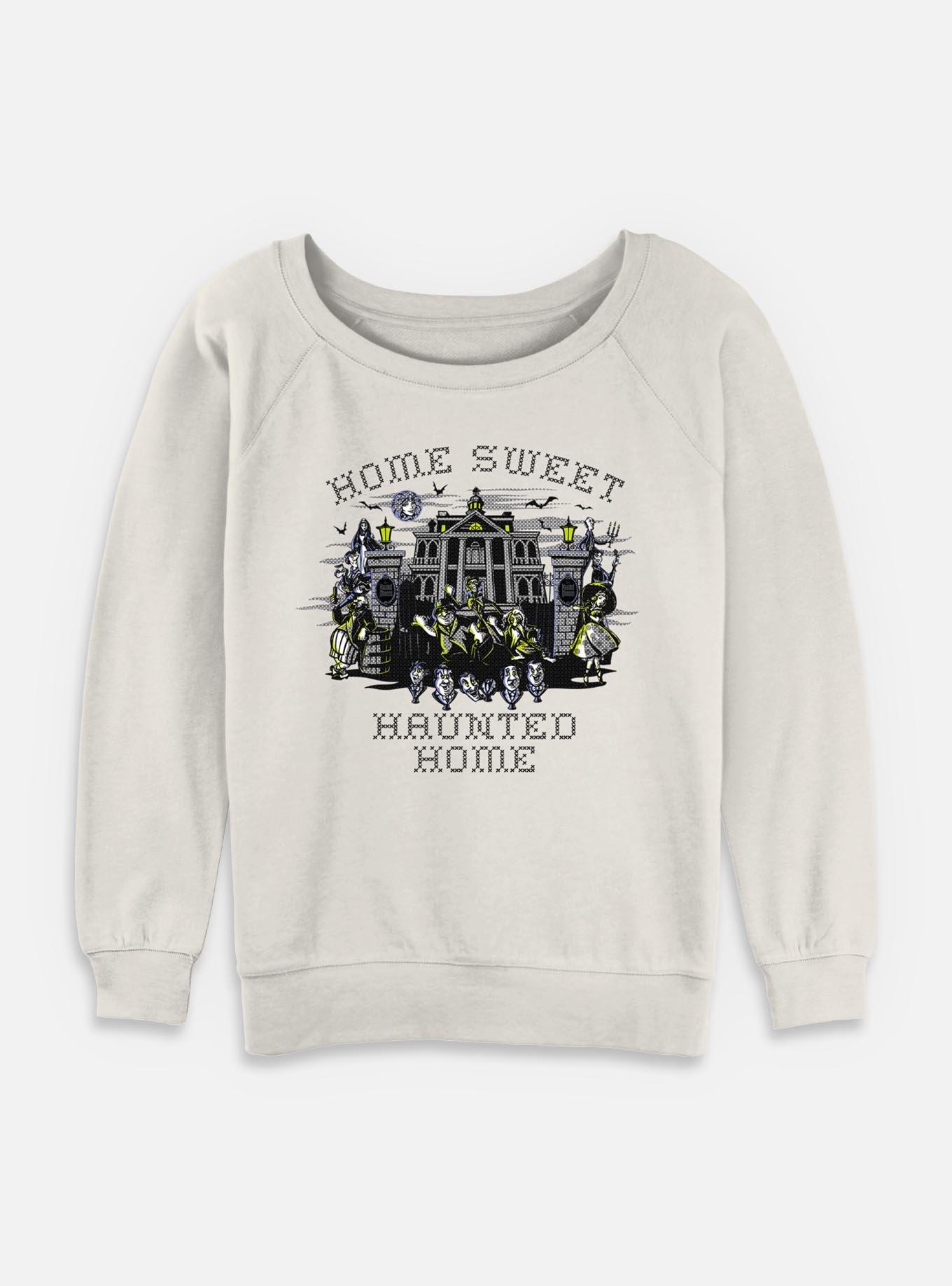 Disney Haunted Mansion Haunted Home Womens Slouchy Sweatshirt, , hi-res