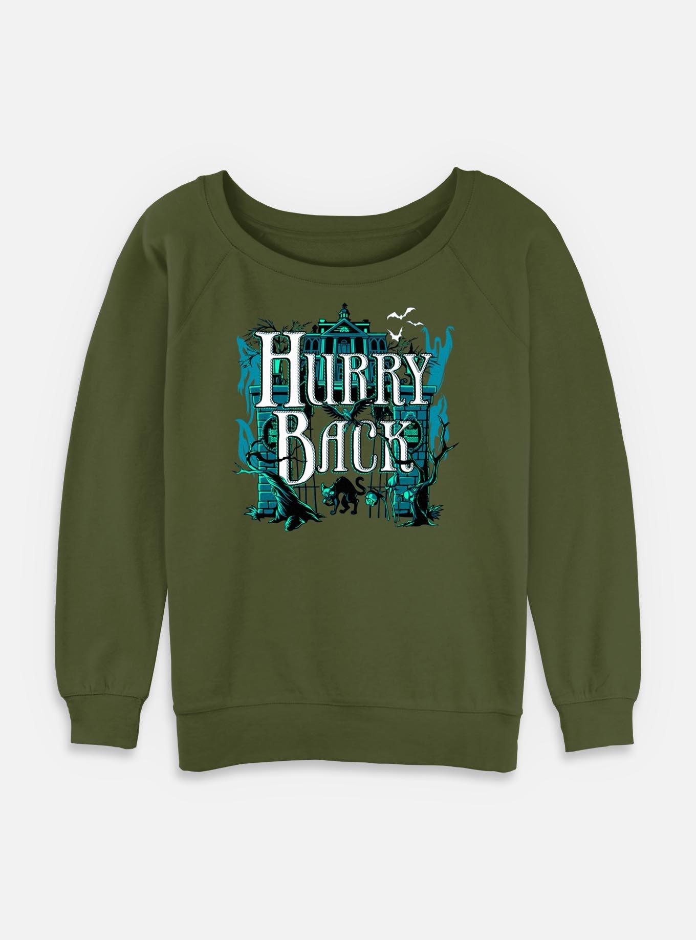 Disney Haunted Mansion Hurry Back Womens Slouchy Sweatshirt, , hi-res