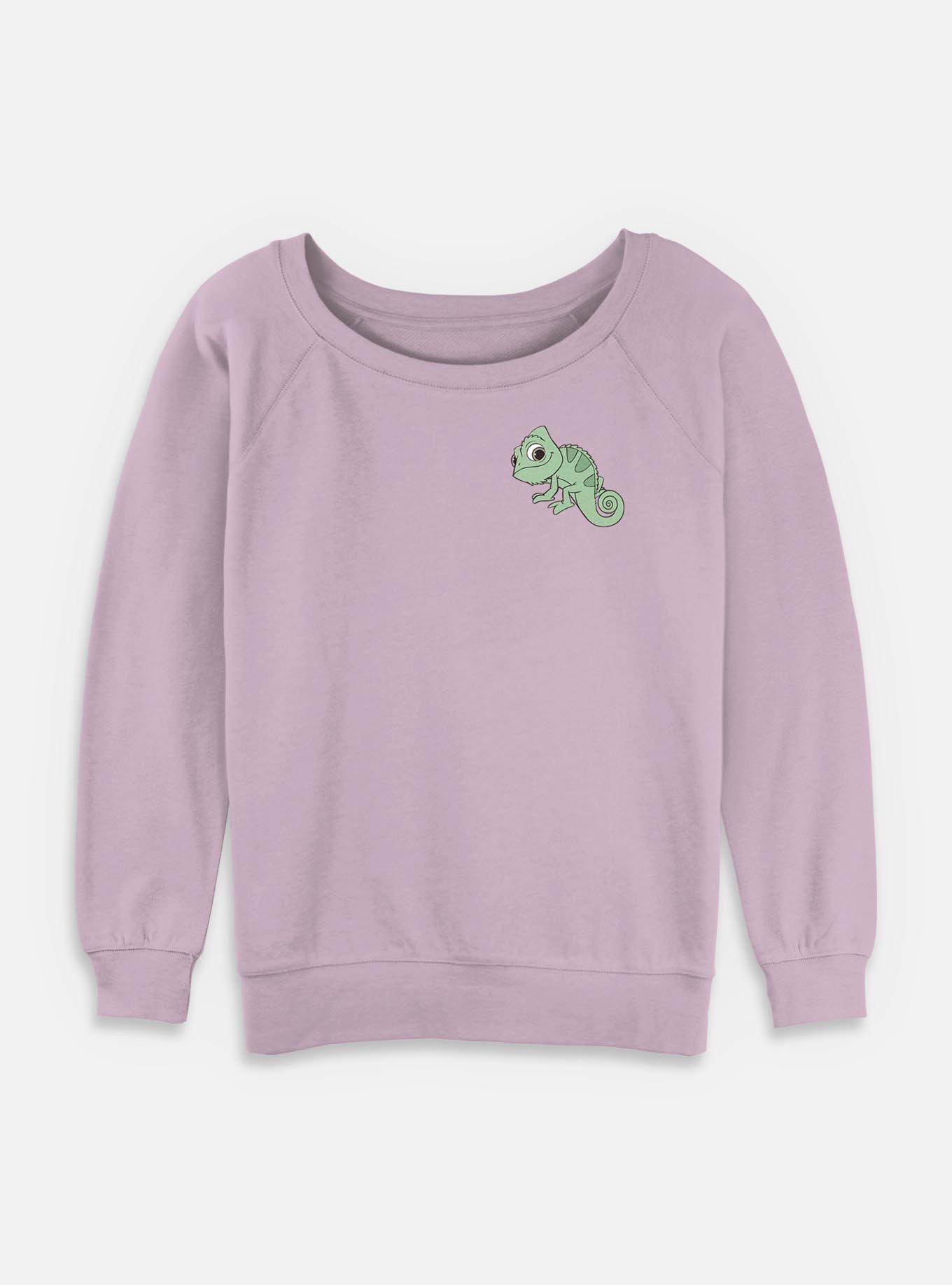 Disney Tangled Pascal Pocket Womens Slouchy Sweatshirt, , hi-res