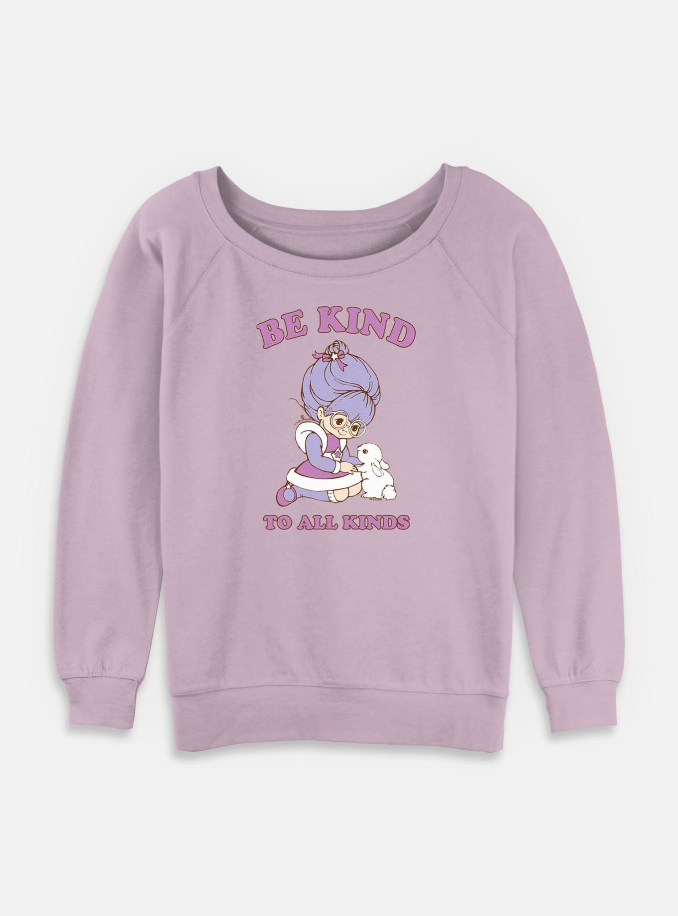 Rainbow Brite Kind To All Womens Slouchy Sweatshirt, , hi-res