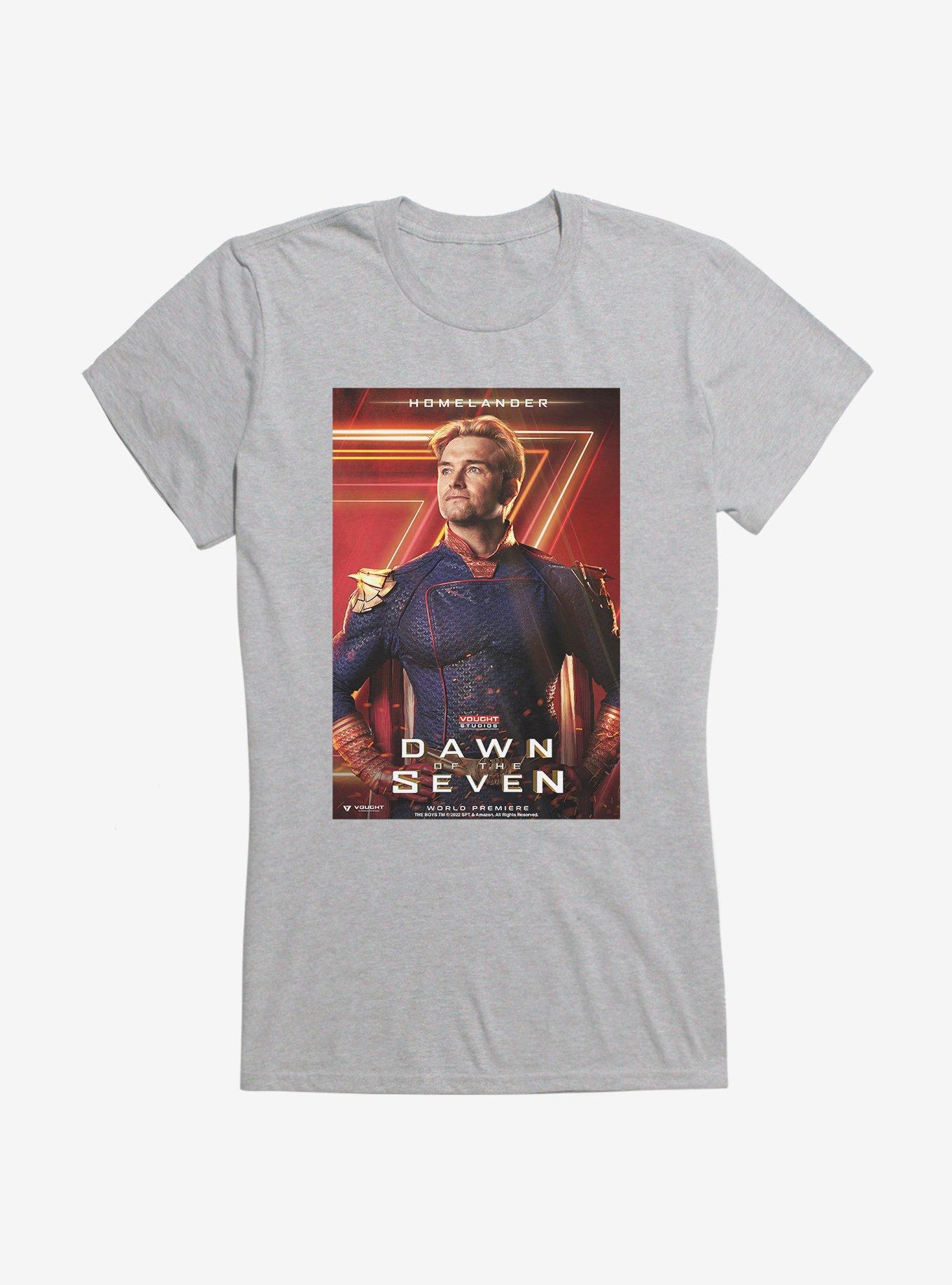 The Boys Dawn Of The Seven Homelander Movie Poster Girls T-Shirt, SPORT GRAY, hi-res