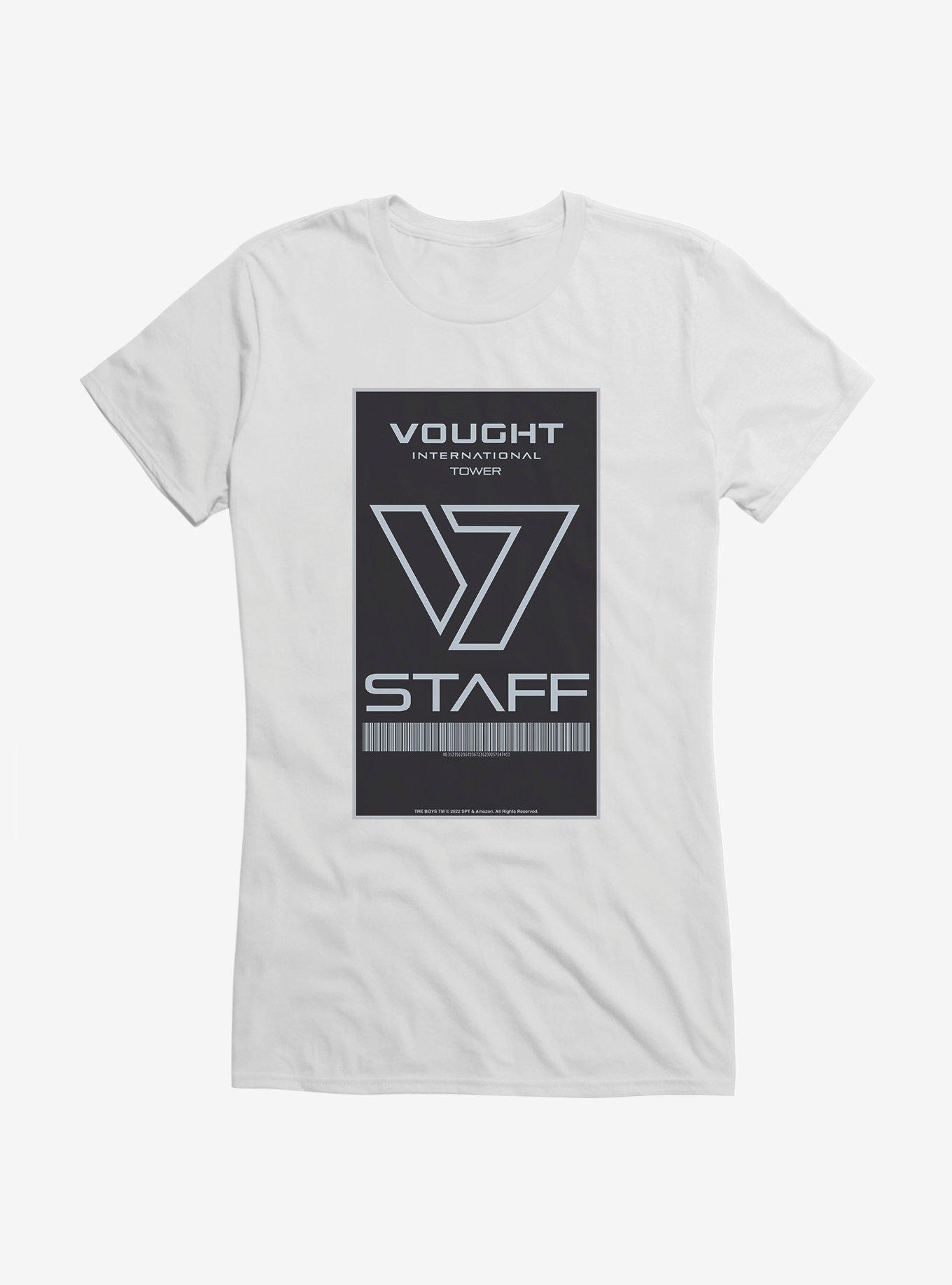 The Boys Vought Intl Tower Staff Badge Girls T-Shirt, , hi-res