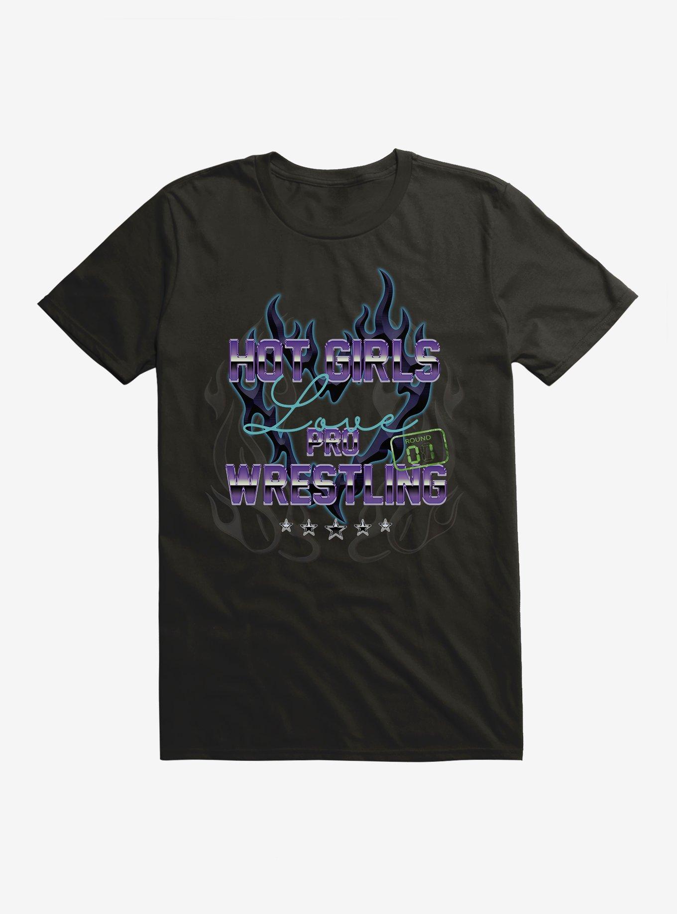 Hot Girls Love Pro Wrestling T-Shirt, , hi-res