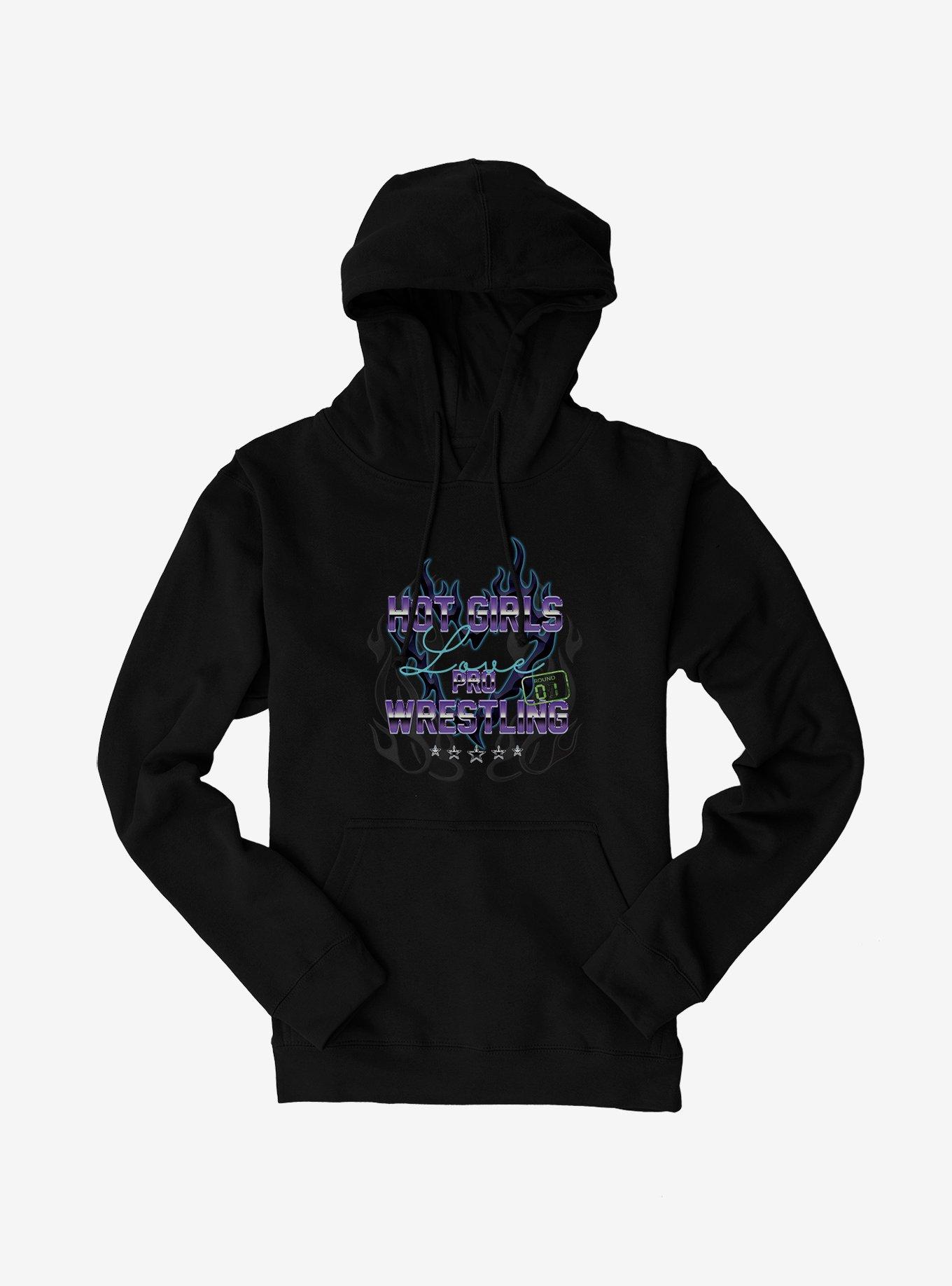 Hot Girls Love Pro Wrestling Hoodie, , hi-res