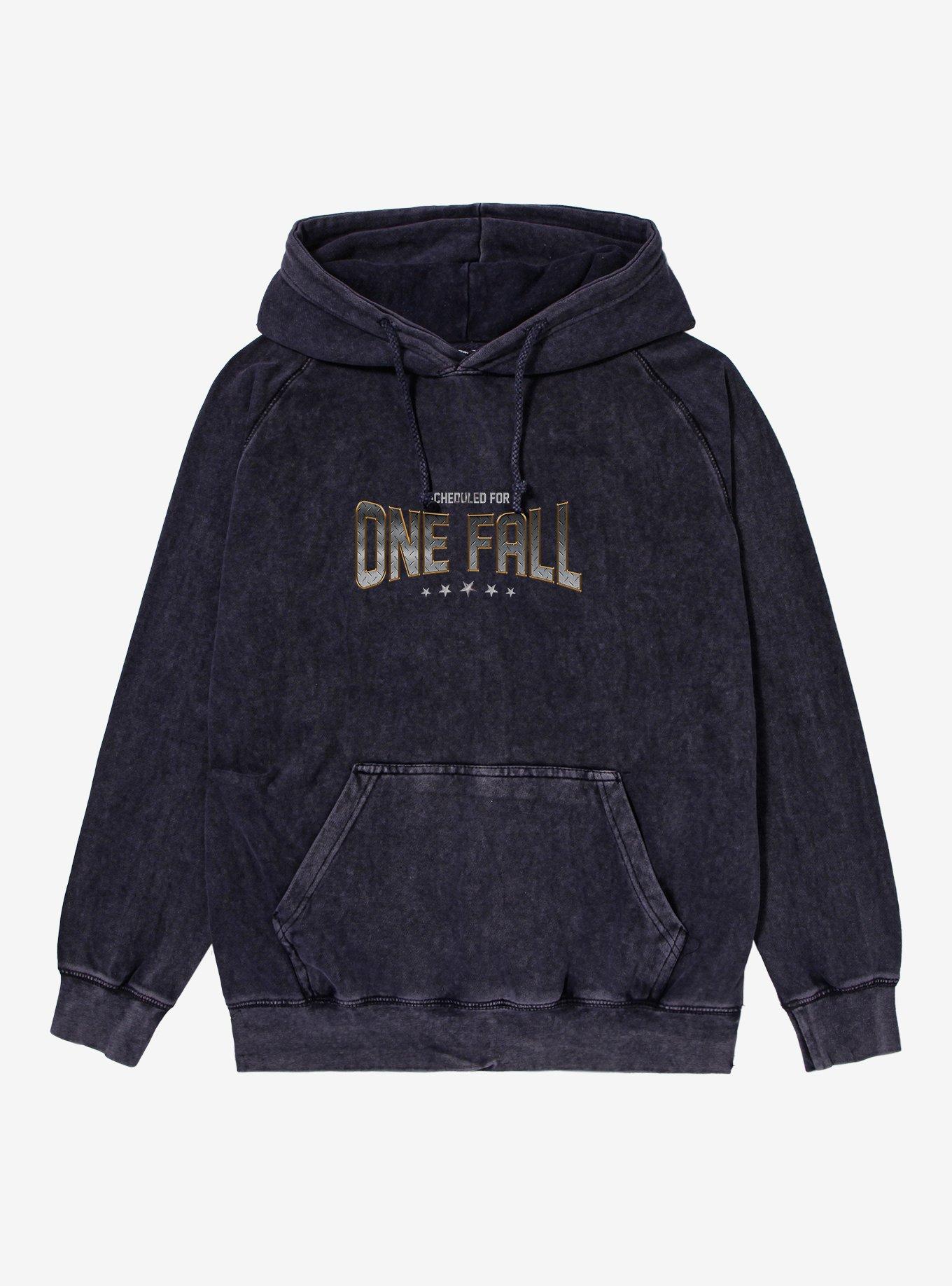 Scheduled For One Fall Mineral Wash Hoodie, VINTAGE BLACK, hi-res