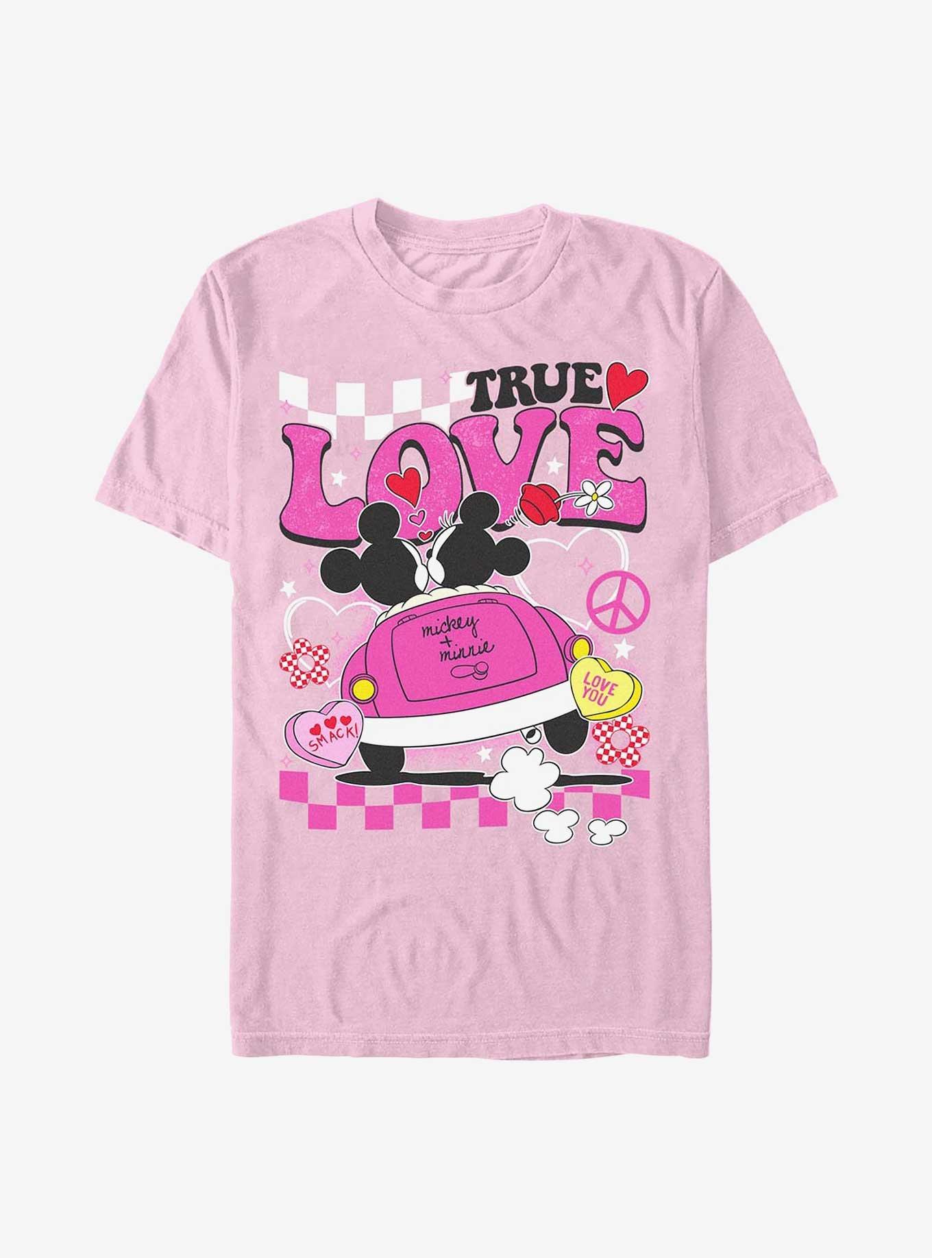 Disney Mickey Mouse & Minnie Mouse Love Bug Garment Dye T-Shirt, , hi-res