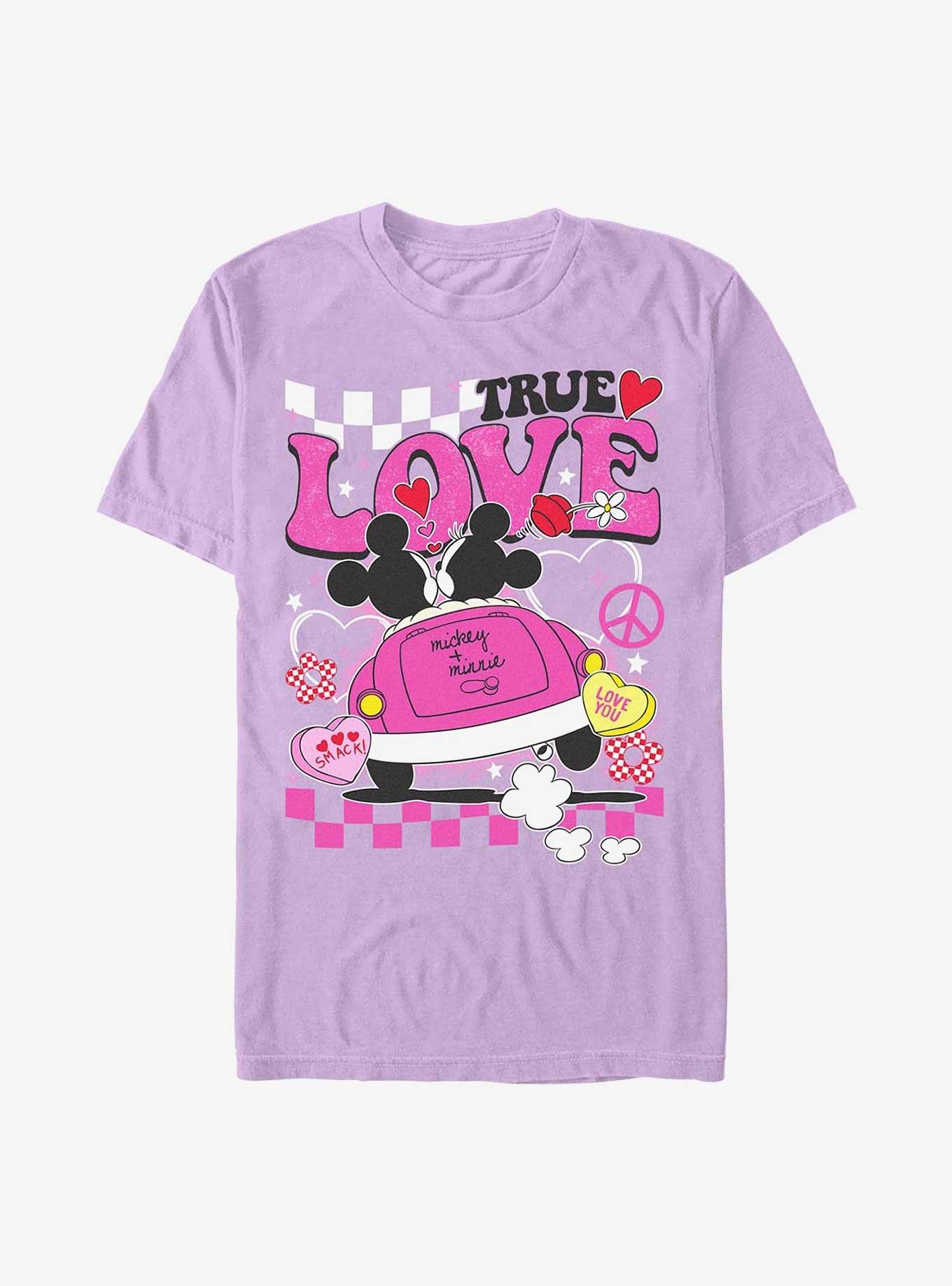 Disney Mickey Mouse & Minnie Mouse Love Bug Garment Dye T-Shirt, , hi-res