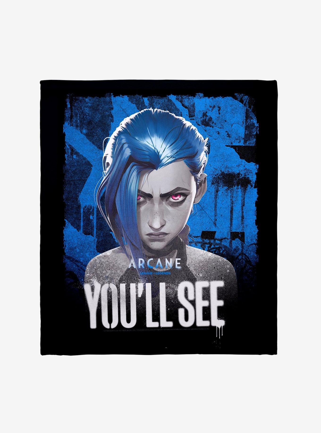 Arcane Jinx You'll See Throw Blanket, , hi-res