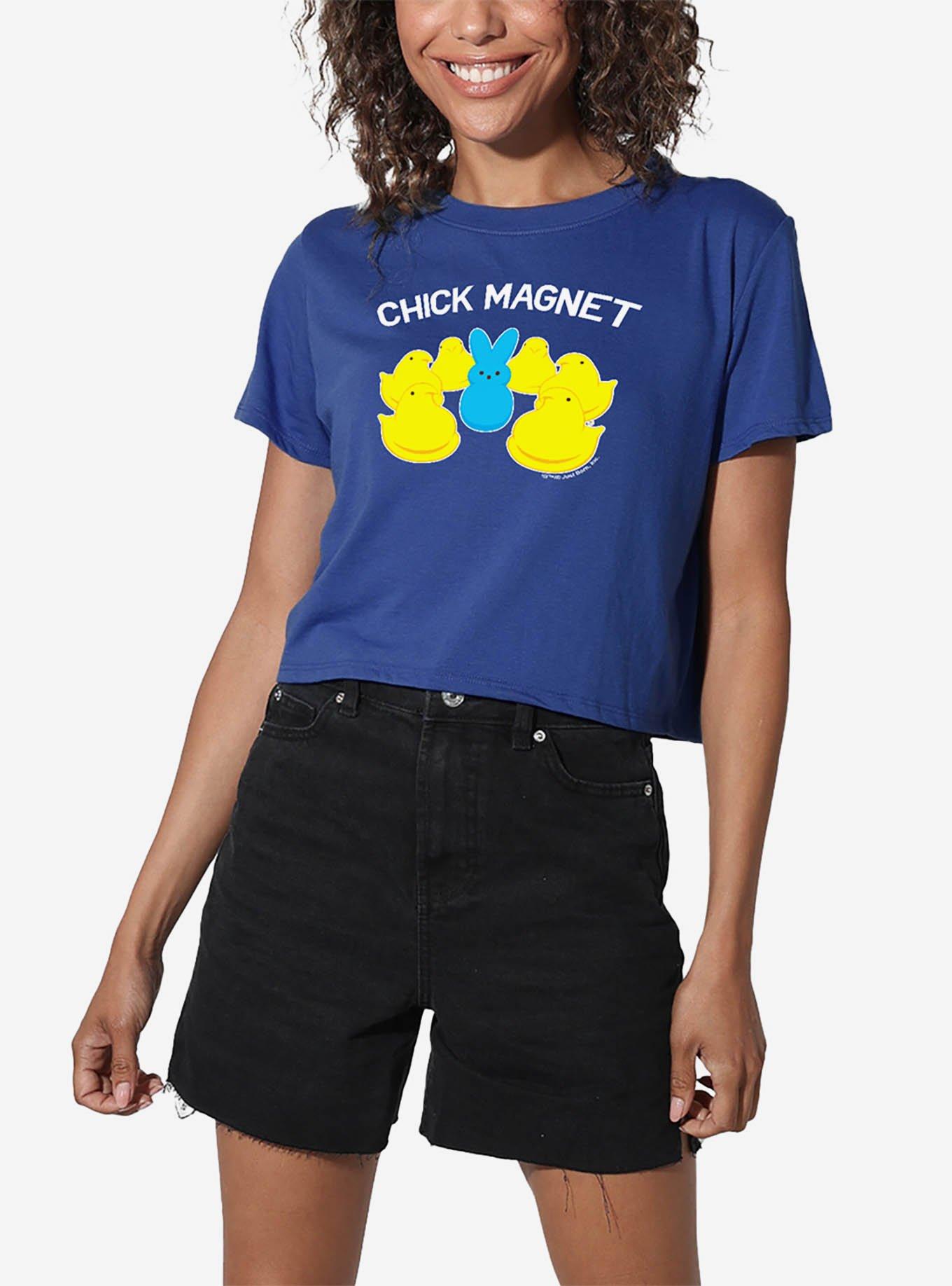 Peeps Easter Chick Magnet Bunny Girls Crop Top, , hi-res