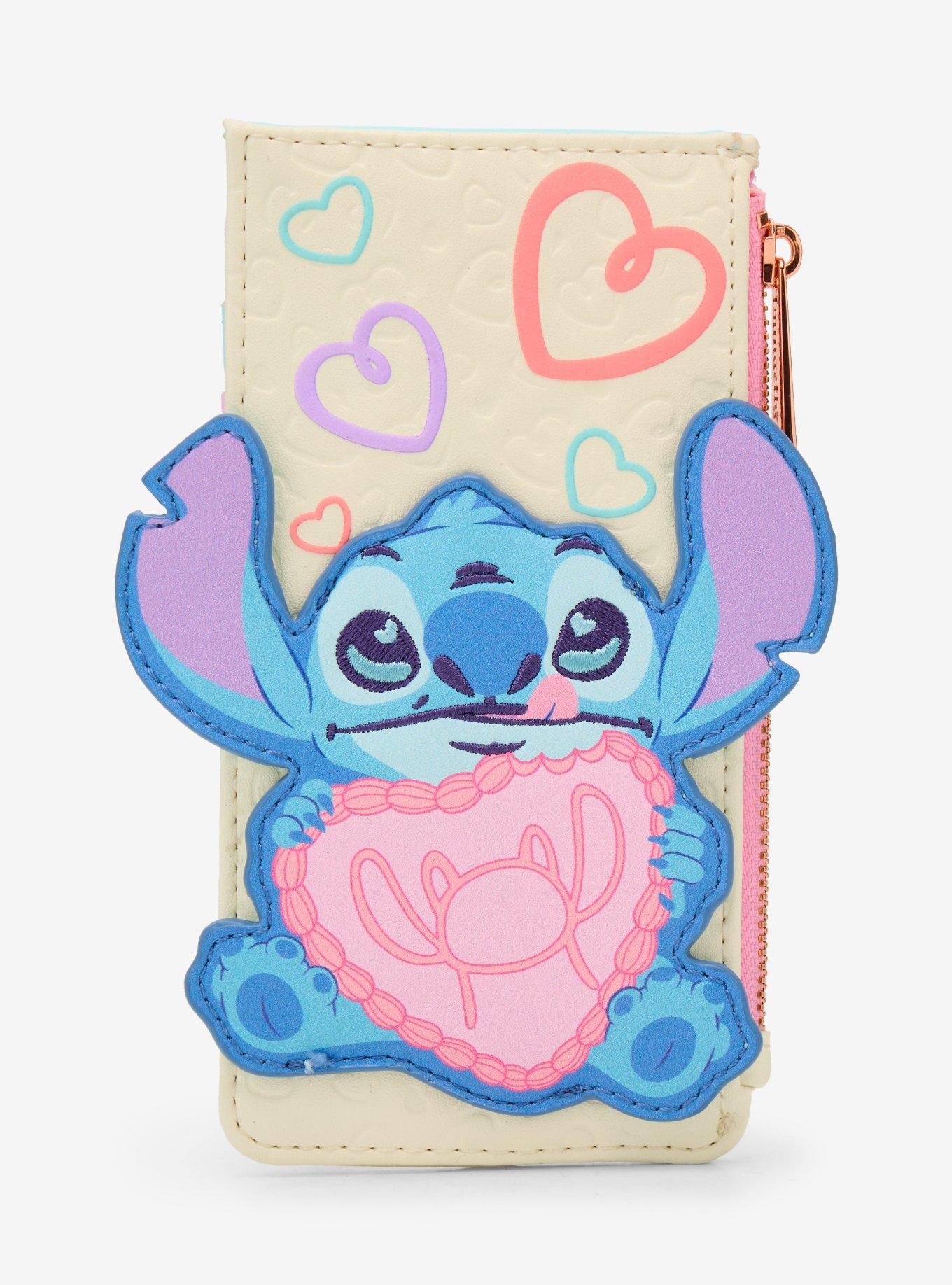 Loungefly Disney Stitch Hearts Figural Cardholder