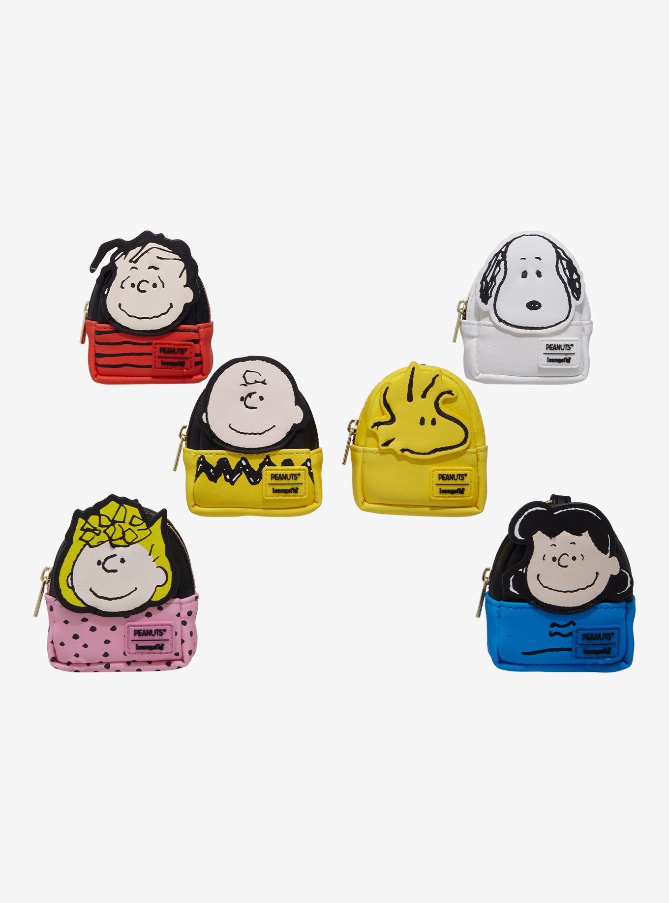 Loungefly Peanuts Character Blind Box Coin Purse Bag Charm, , hi-res