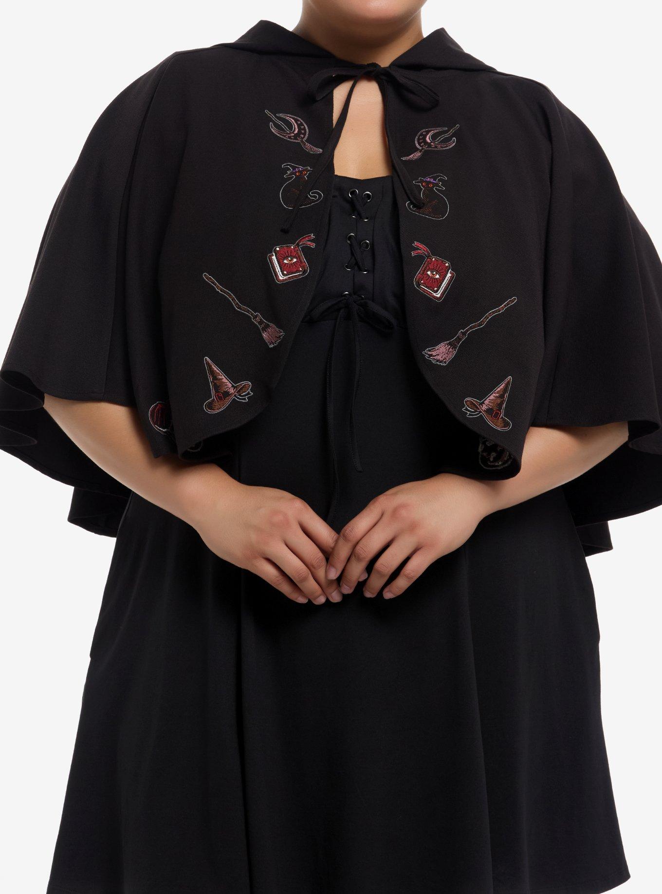 Cosmic Aura Witchy Icons Girls Capelet Plus Size, , hi-res
