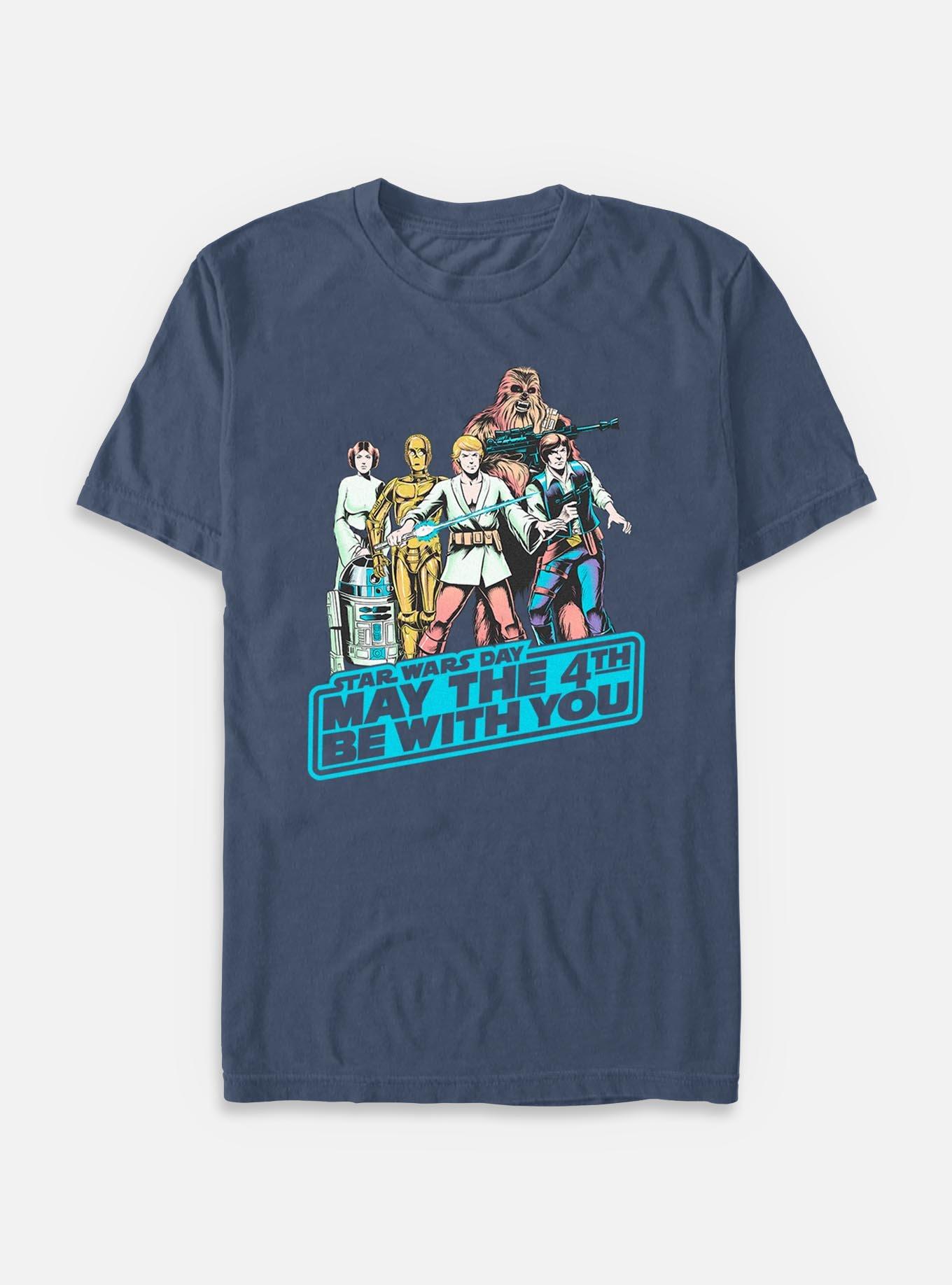 Star Wars May The 4th Group Garment Dye T-Shirt, , hi-res