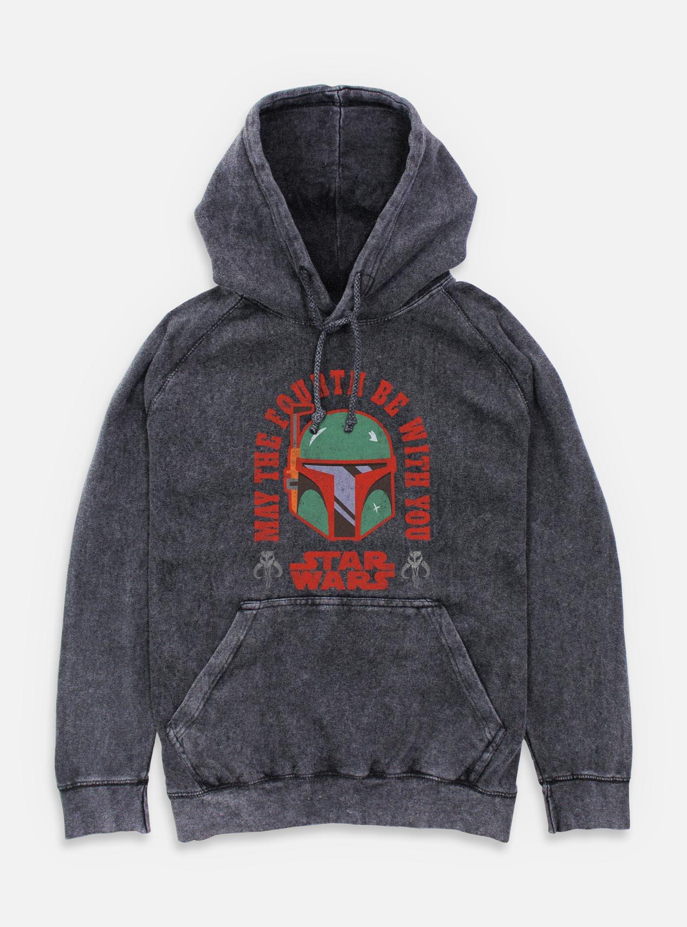 Star Wars Boba Fett May The 4th Mineral Wash Hoodie, , hi-res