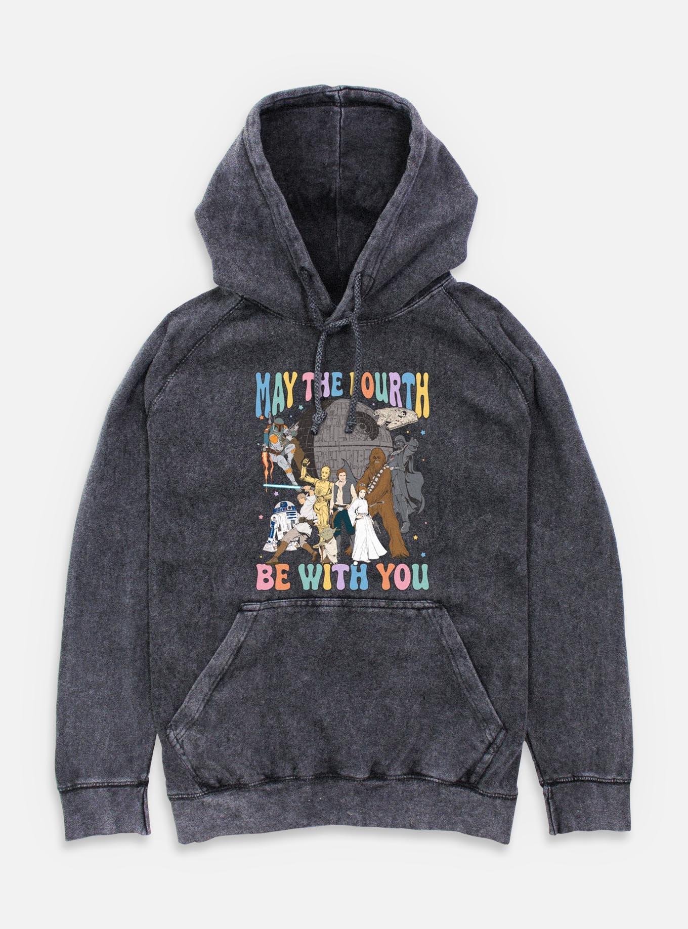 Star Wars A New Hope May The Fourth Be With You  Mineral Wash Hoodie, , hi-res