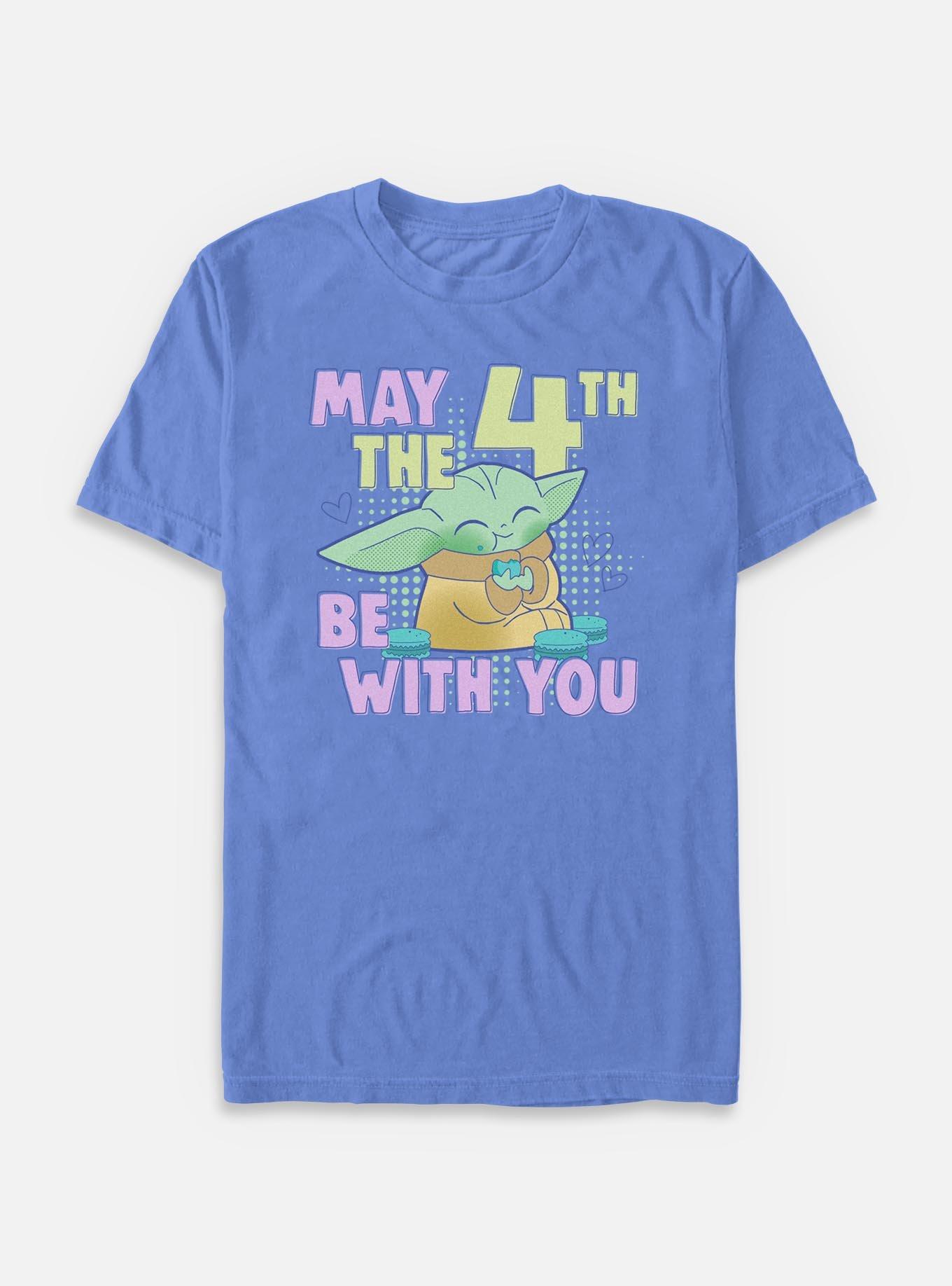 Star Wars The Mandalorian May The 4th Grogu Garment Dye T-Shirt