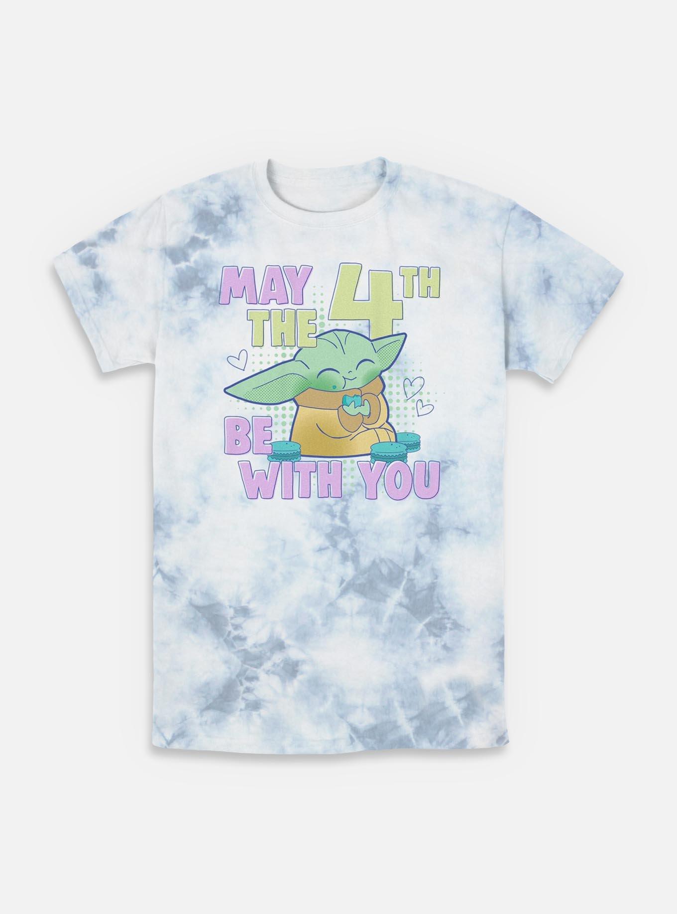 Star Wars The Mandalorian May The 4th Grogu Tie-Dye T-Shirt, , hi-res