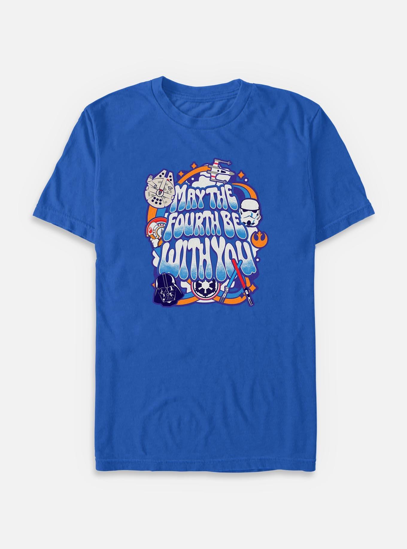 Star Wars Bubble Text May The Fourth T-Shirt, , hi-res