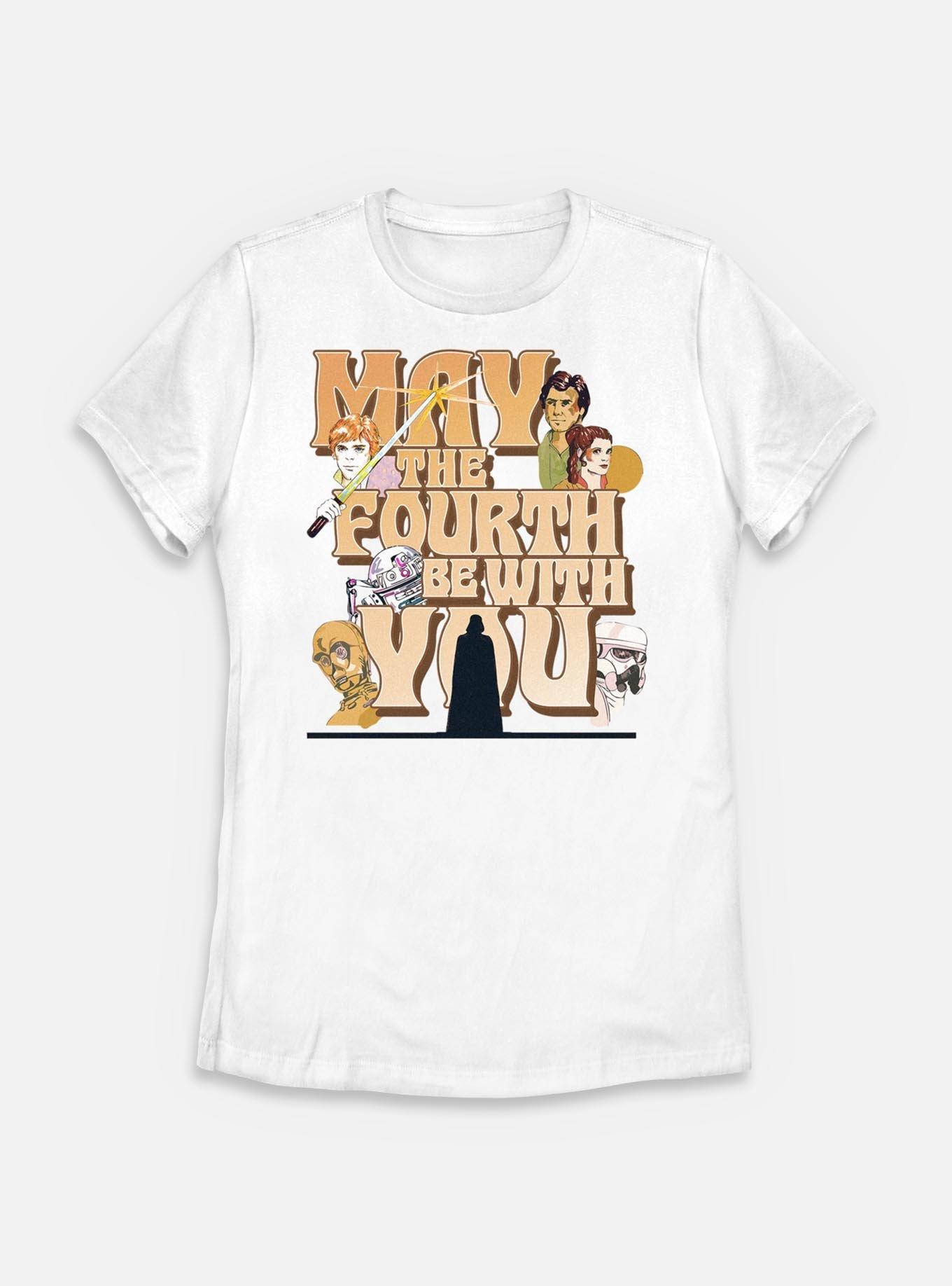 Star Wars May The Fourth Be With You Womens T-Shirt, , hi-res