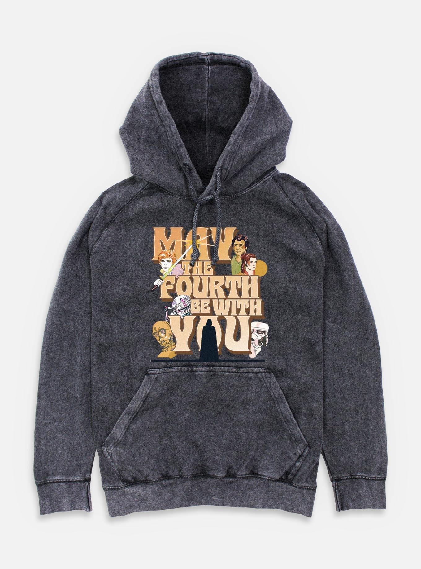 Star Wars May The Fourth Be With You Mineral Wash Hoodie, , hi-res